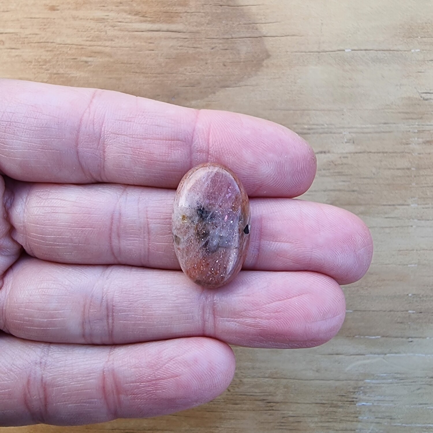 Sunstone Cabochon / Pendant for jewelry making or diy craft projects 4.2gr