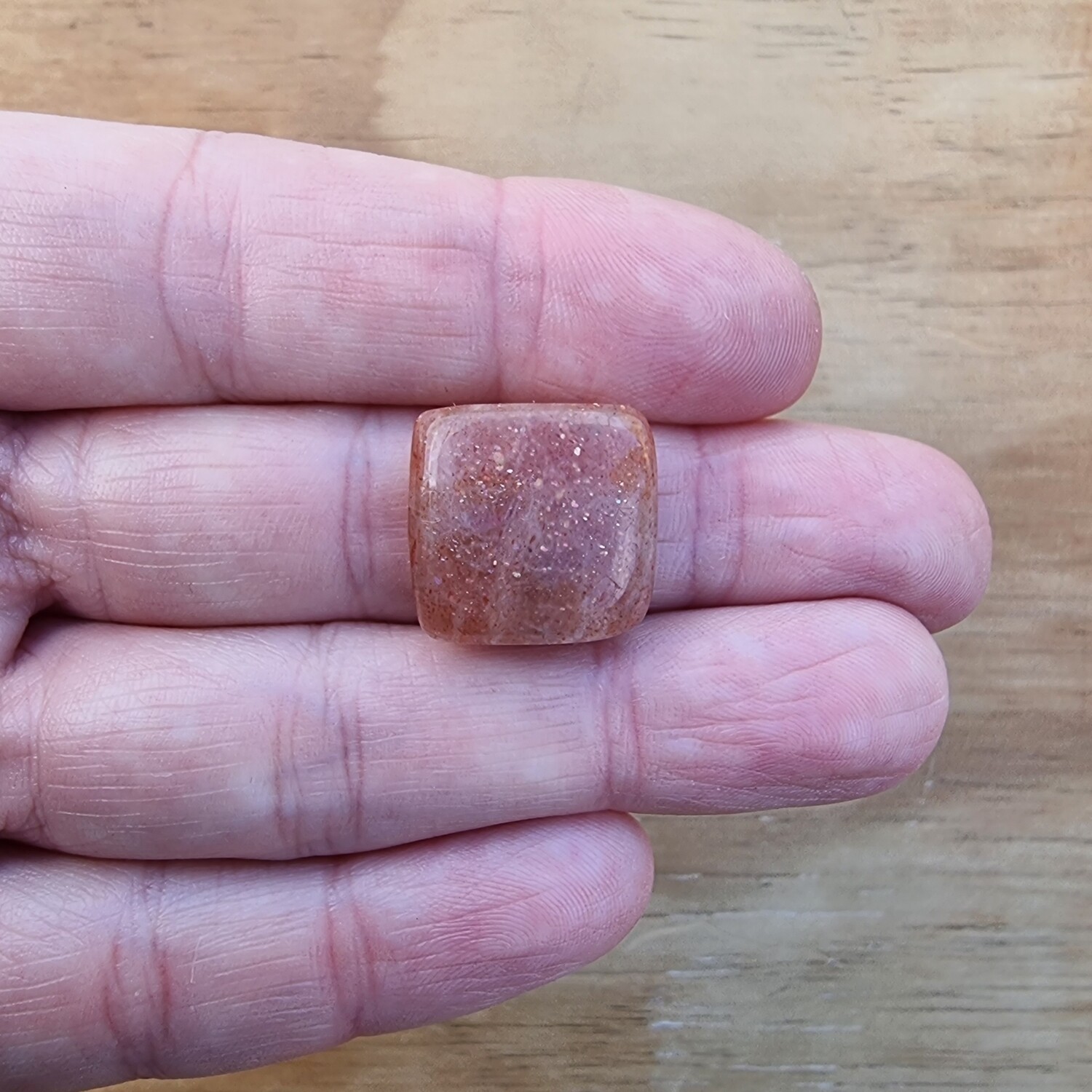 Sunstone Cabochon / Pendant for jewelry making or diy craft projects 4.3gr