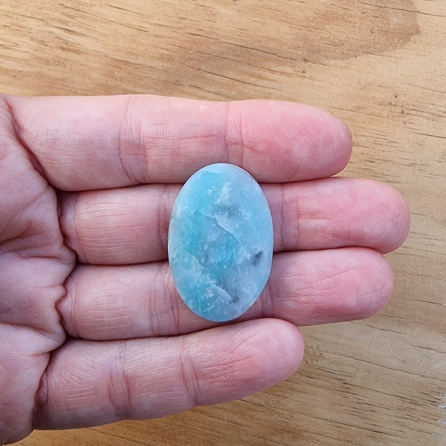 Hemimorphite Cabochon / Pendant for jewelry making or diy craft projects 6.8gr