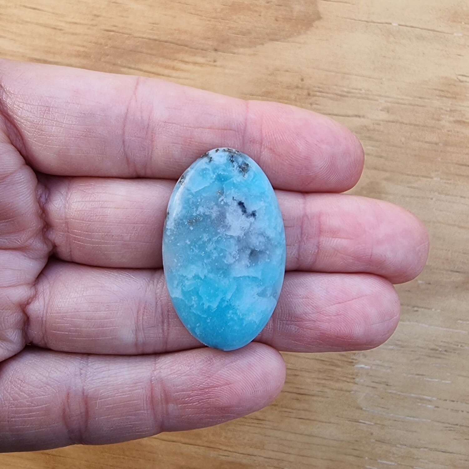 Hemimorphite Cabochon / Pendant for jewelry making or diy craft projects 8.4gr