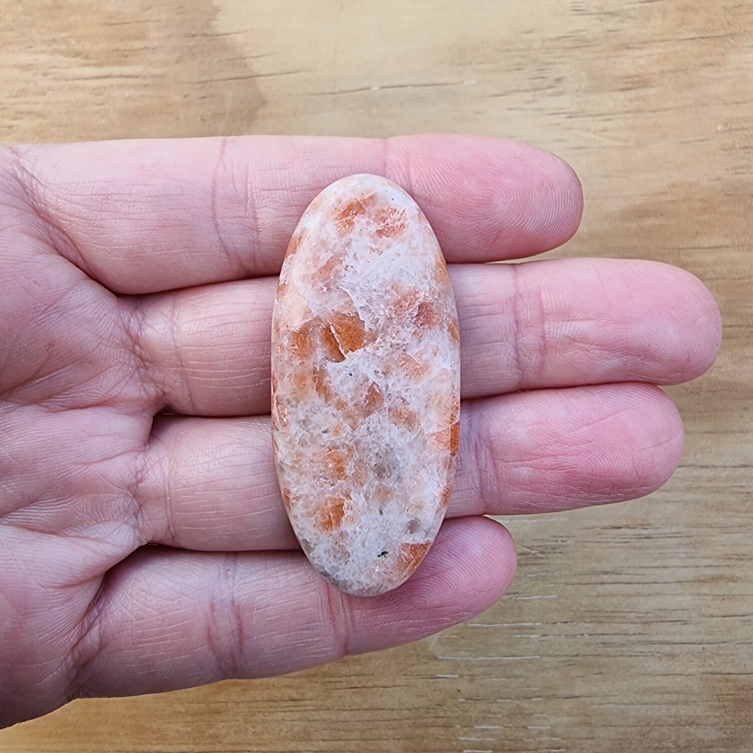Sunstone Cabochon / Pendant for jewelry making or diy craft projects 15.1gr