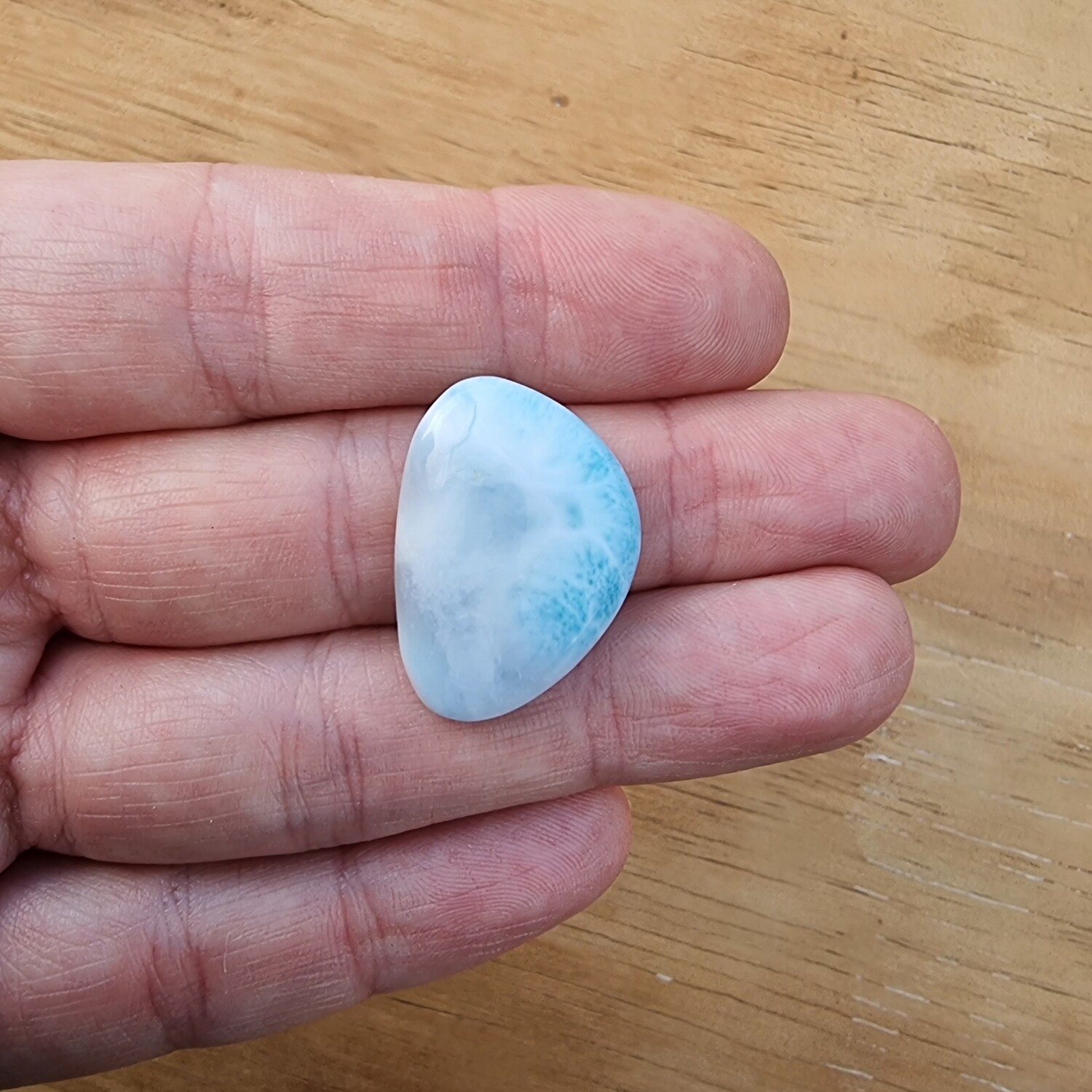 Larimar Cabochon / Pendant for jewelry making or diy craft projects 4.6gr