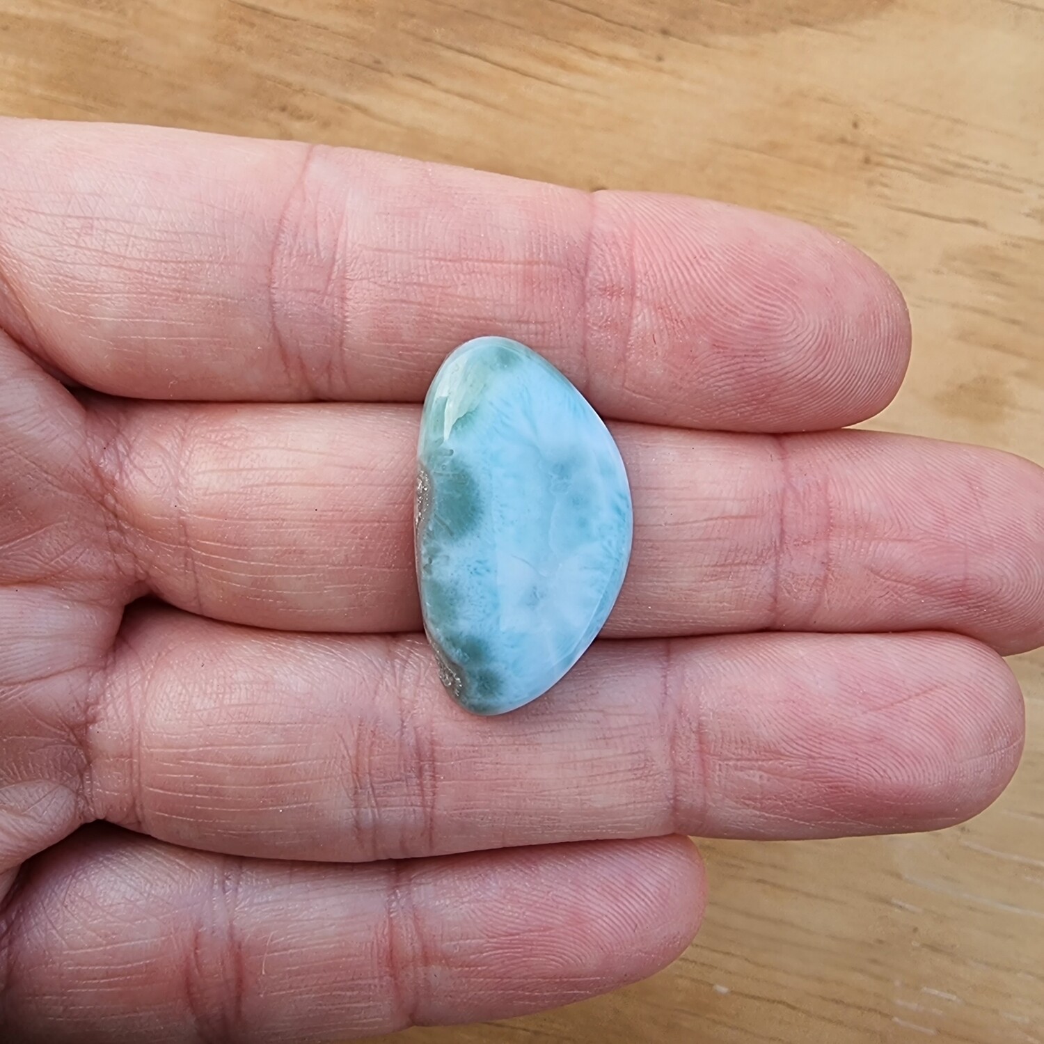Larimar Cabochon / Pendant for jewelry making or diy craft projects 4.3gr