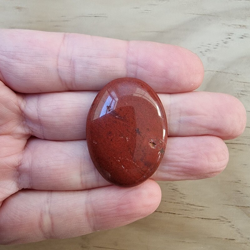 Red Jasper Cabochon / Pendant for jewelry making or diy craft projects 10.2gr