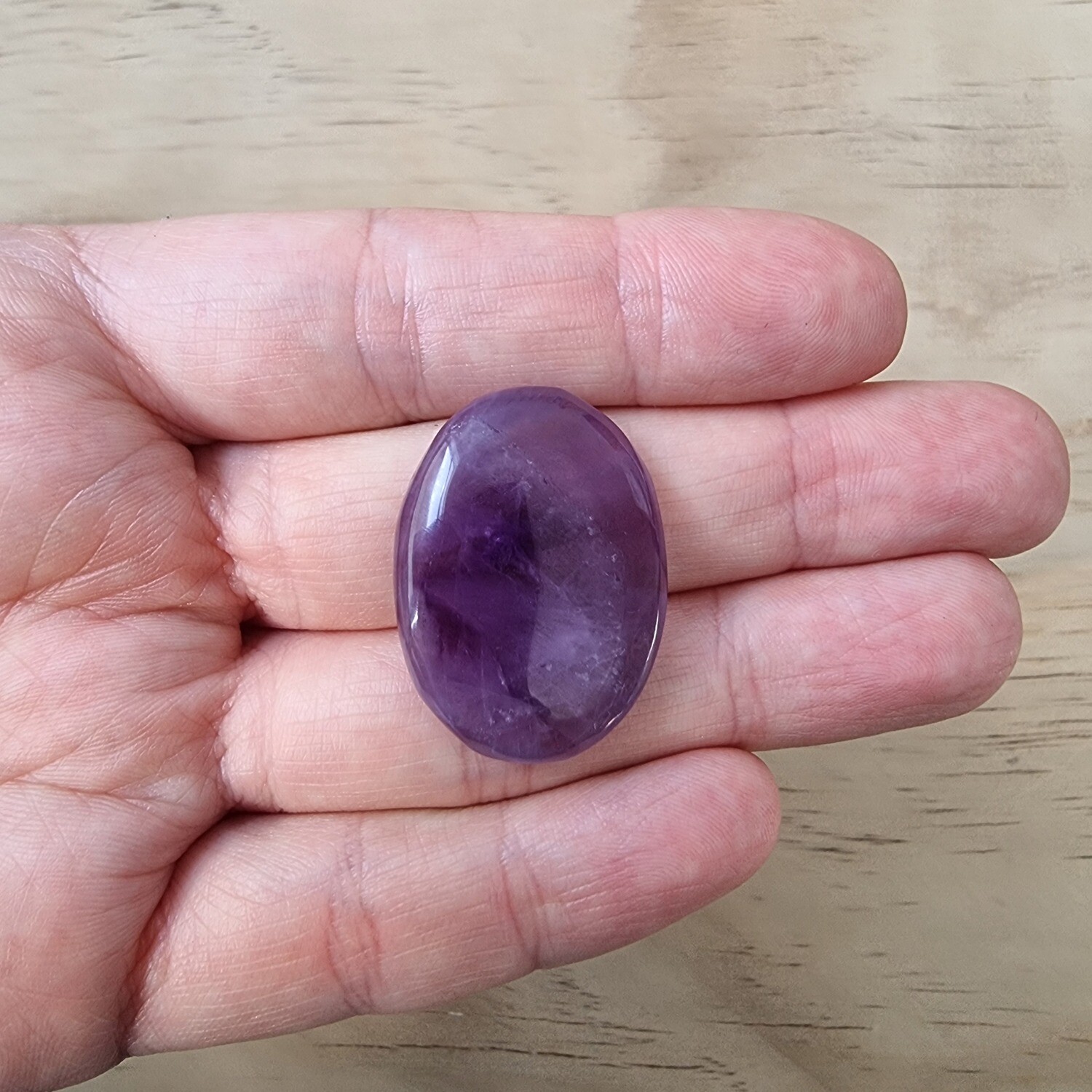 Trapiche Amethyst Cabochon / Pendant for jewelry making or diy craft projects 8.9gr