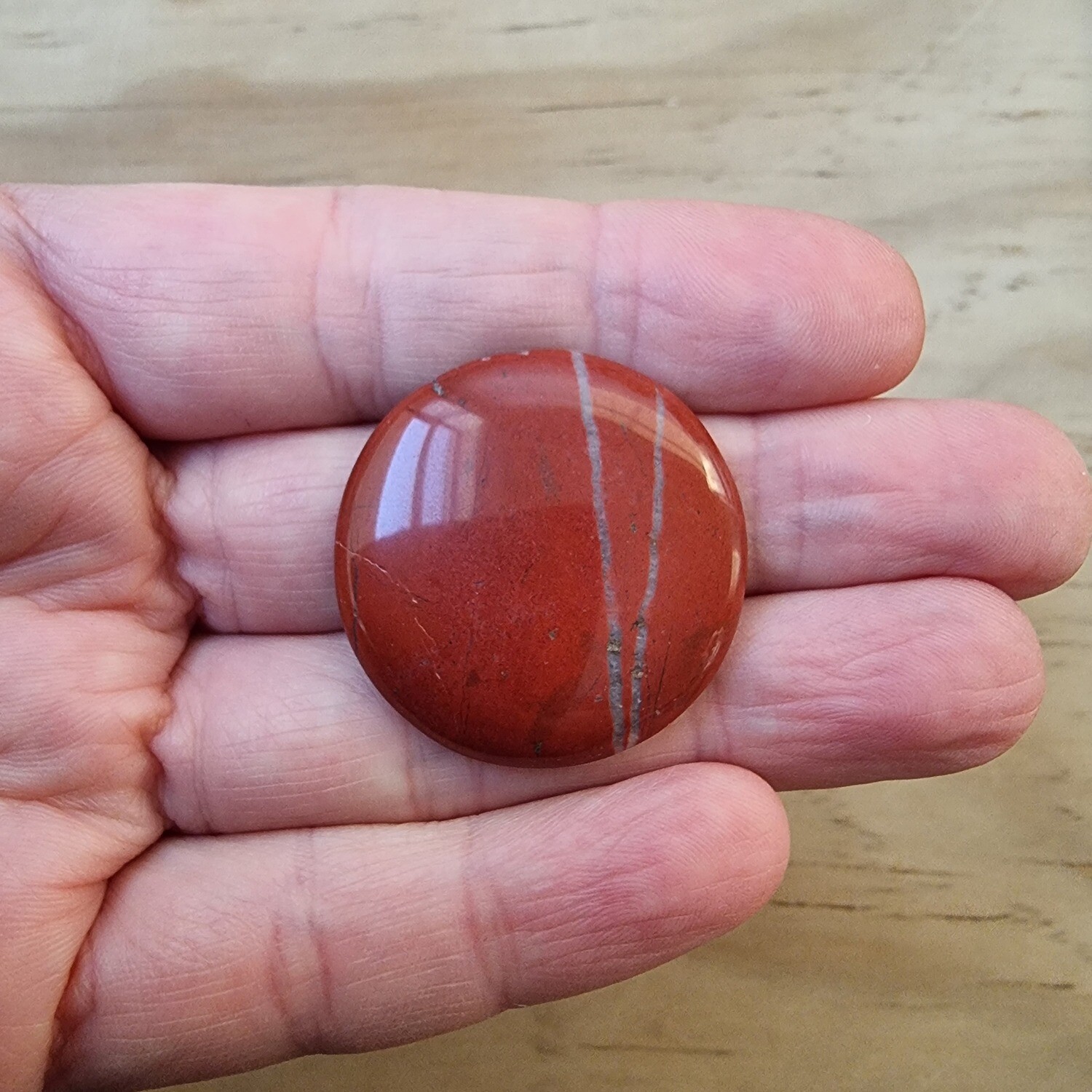 Red Jasper Cabochon / Pendant for jewelry making or diy craft projects 9.8gr