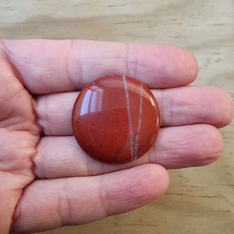 Red Jasper Cabochon / Pendant for jewelry making or diy craft projects 9.8gr