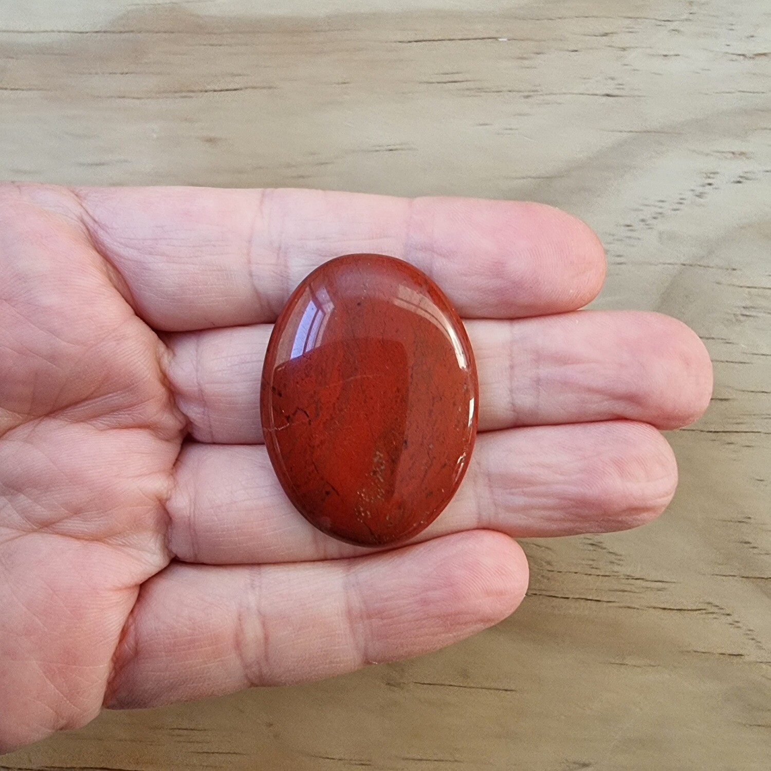 Red Jasper Cabochon / Pendant for jewelry making or diy craft projects 12.2gr