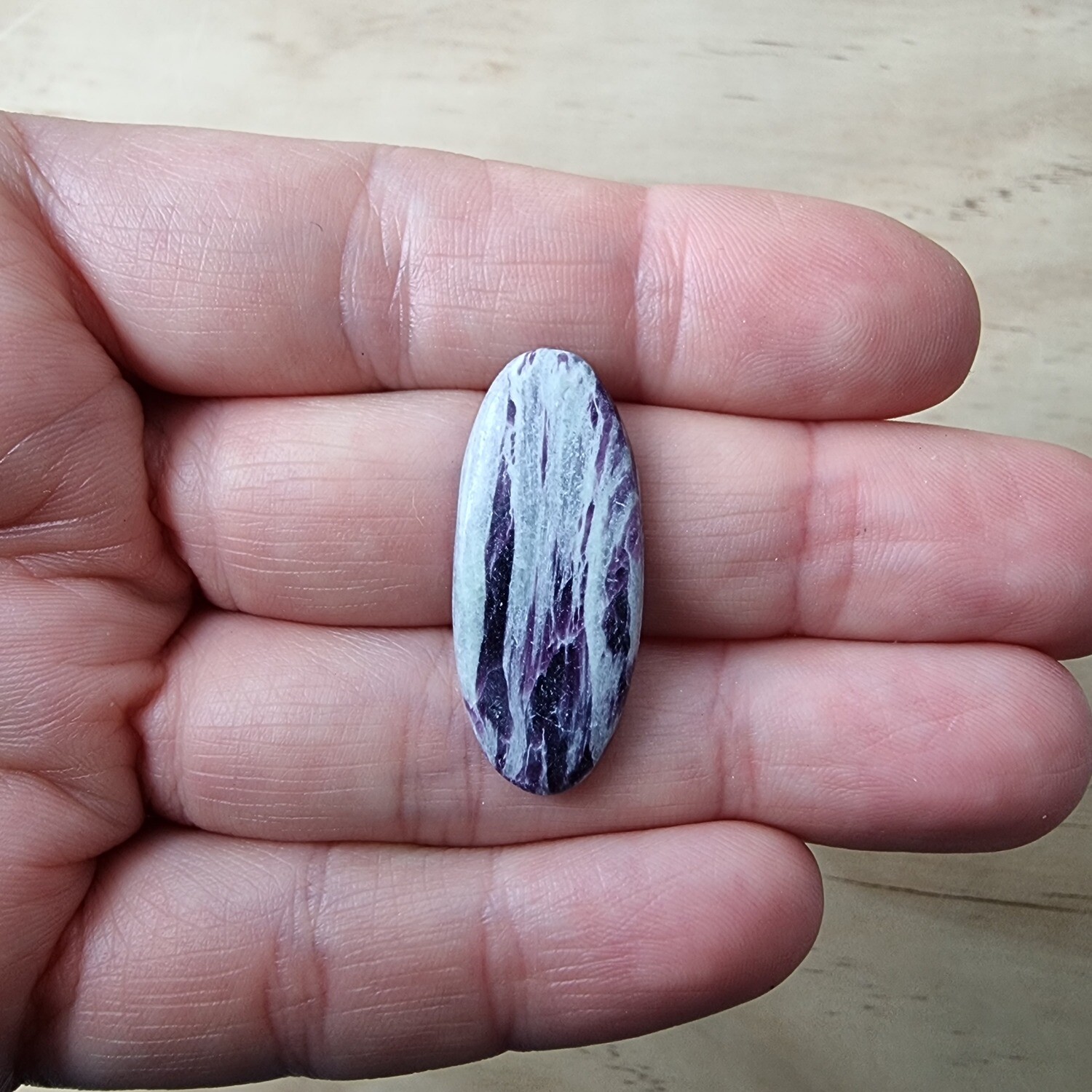 Kammererite Cabochon / Pendant for jewelry making or diy craft projects 3.5gr