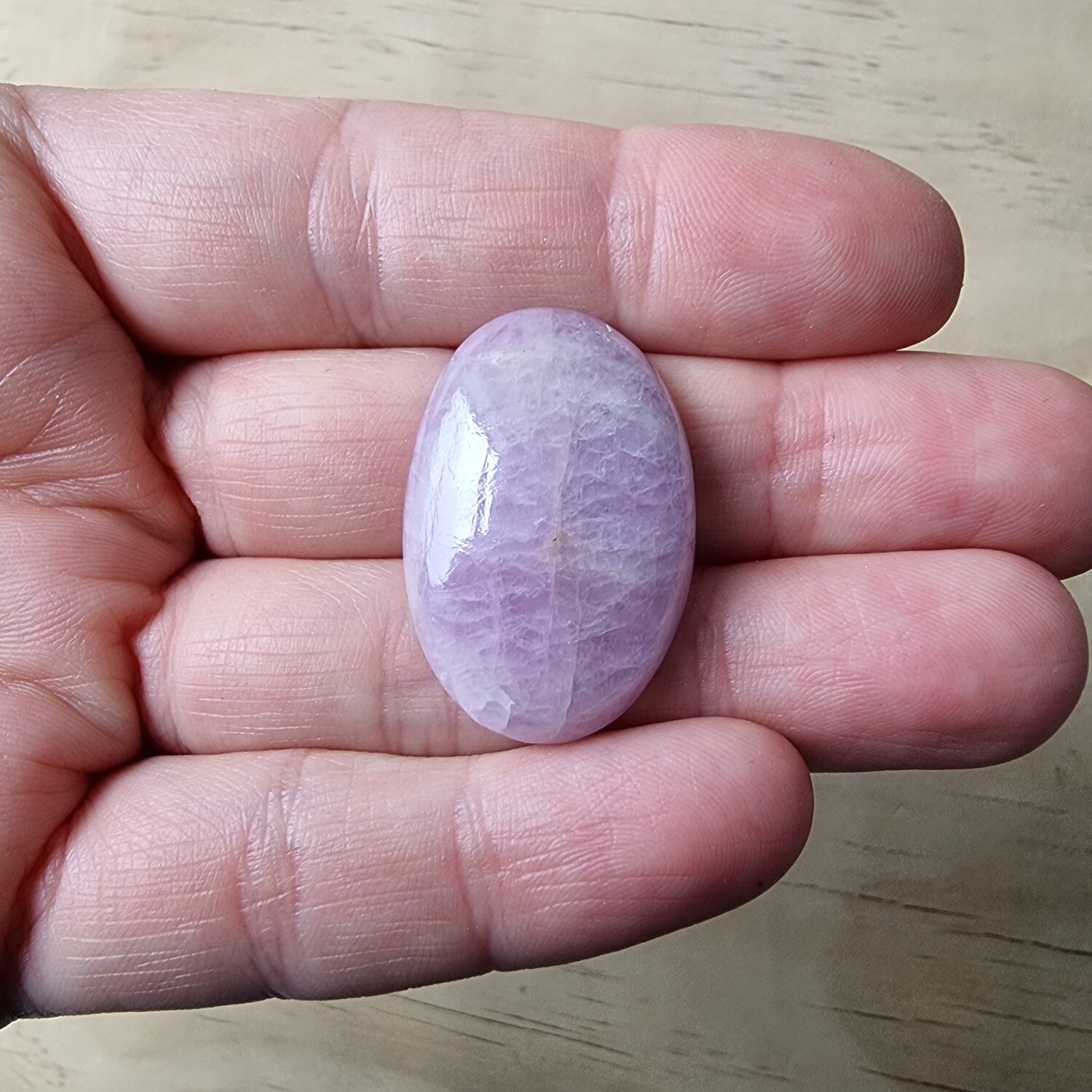 Pink Kunzite Cabochon / Pendant for jewelry making or diy craft projects 10.3gr