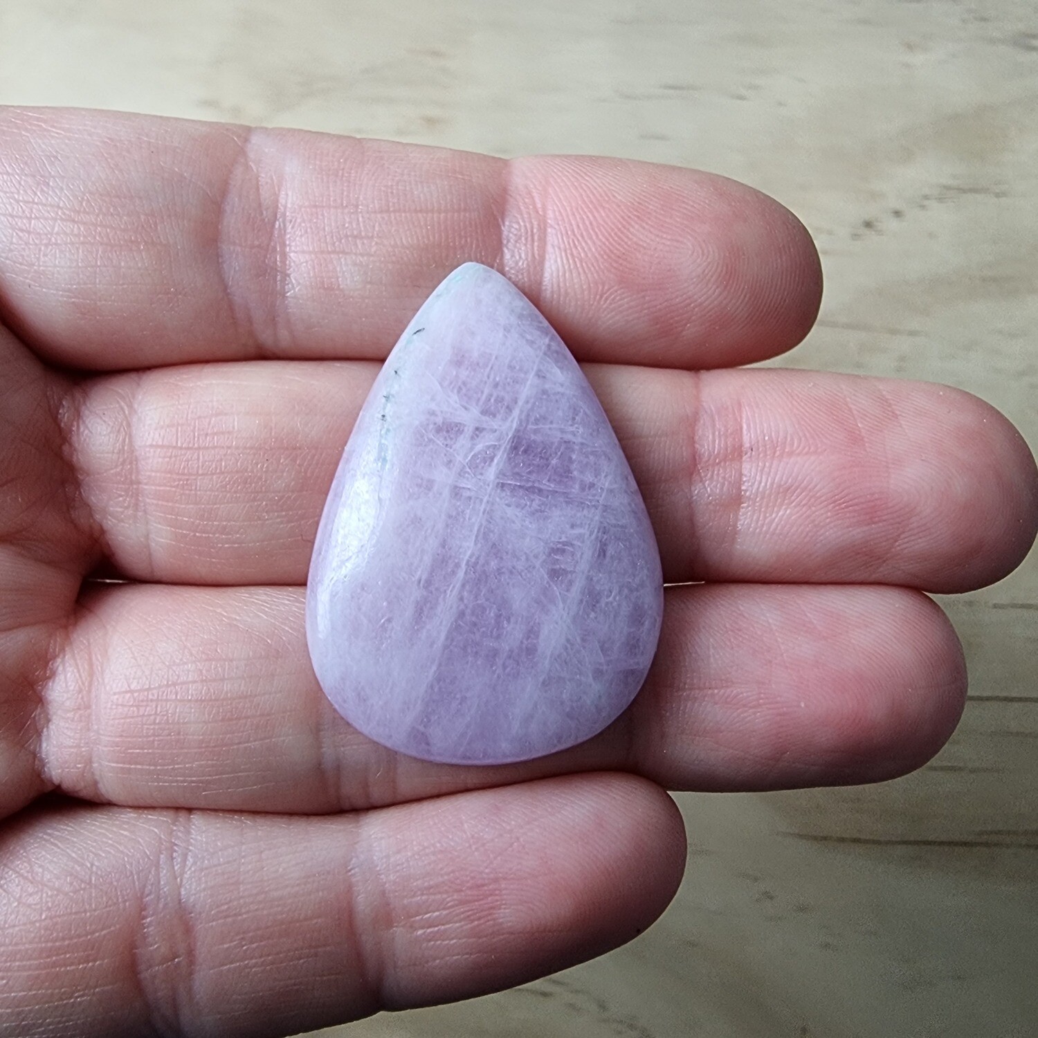 Pink Kunzite Cabochon / Pendant for jewelry making or diy craft projects 10.9gr
