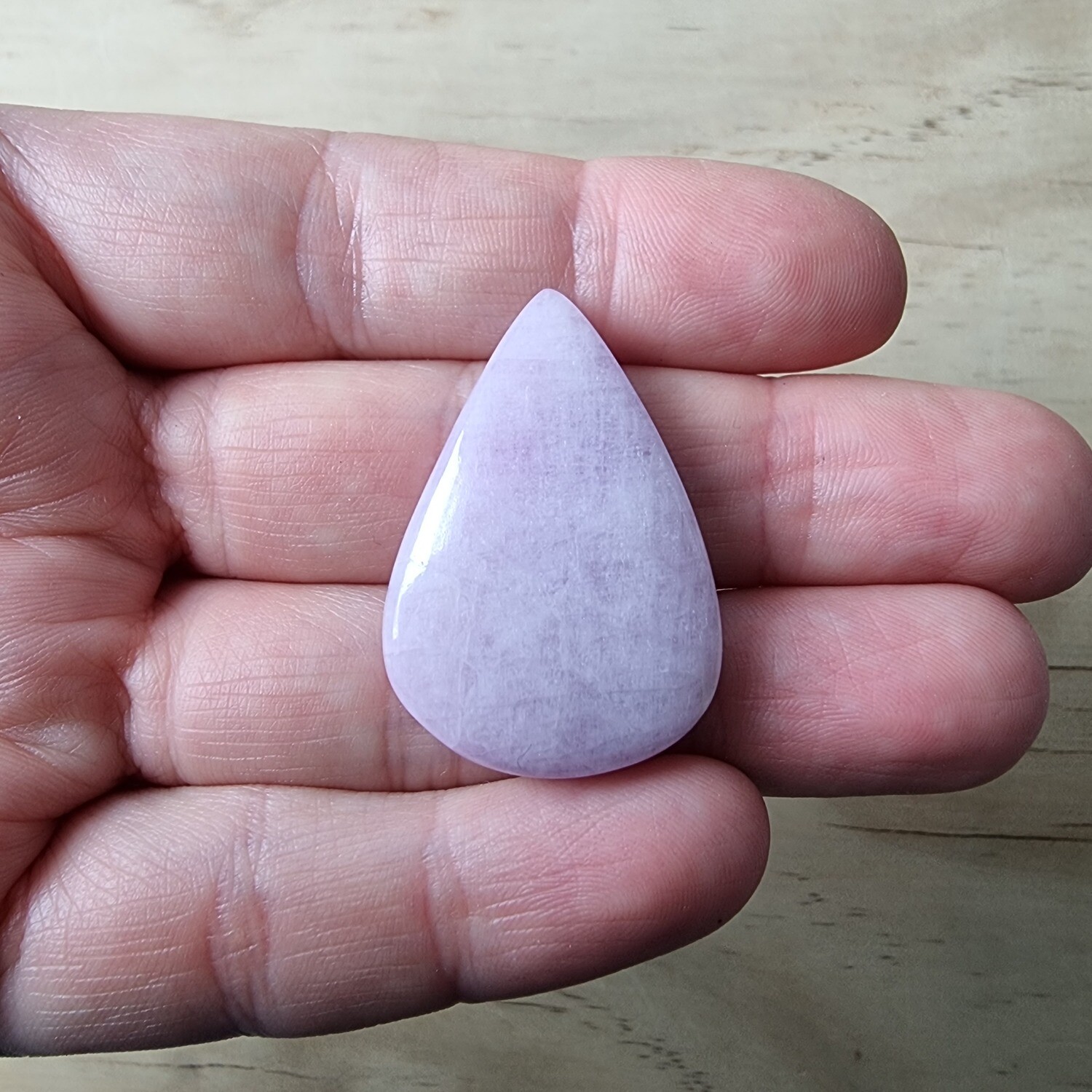 Pink Kunzite Cabochon / Pendant for jewelry making or diy craft projects 13.5gr