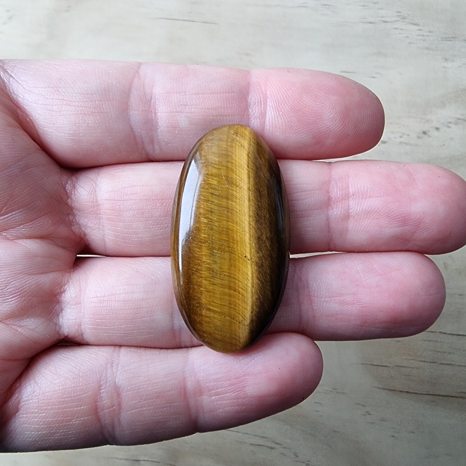 Tiger Eye Cabochon / Pendant for jewelry making or diy craft projects 10.9gr