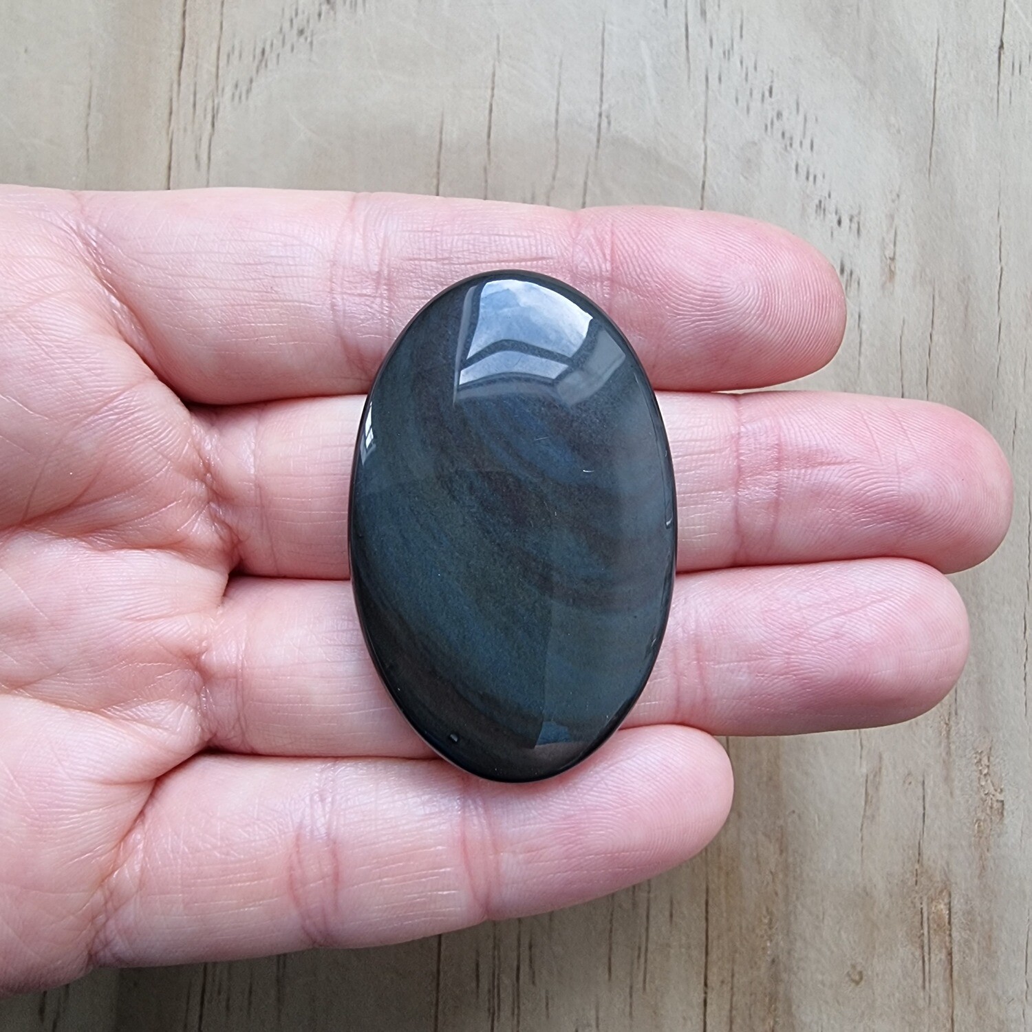 Rainbow Obsidian Cabochon / Pendant for jewelry making or diy craft projects 14.2gr