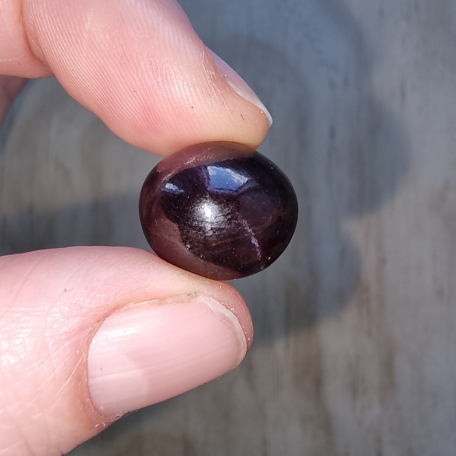 Star Garnet Cabochon / Pendant for jewelry making or diy craft projects 5.6gr