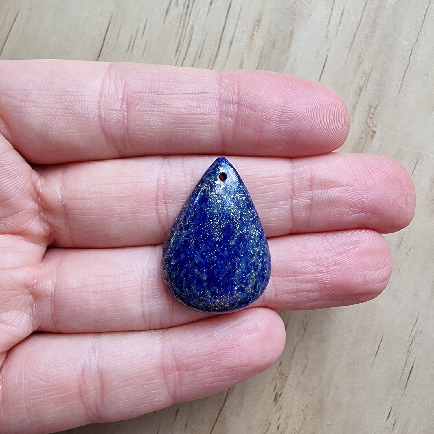Lapis Lazuli top drilled Pendant for jewelry making or diy craft projects 6.7gr