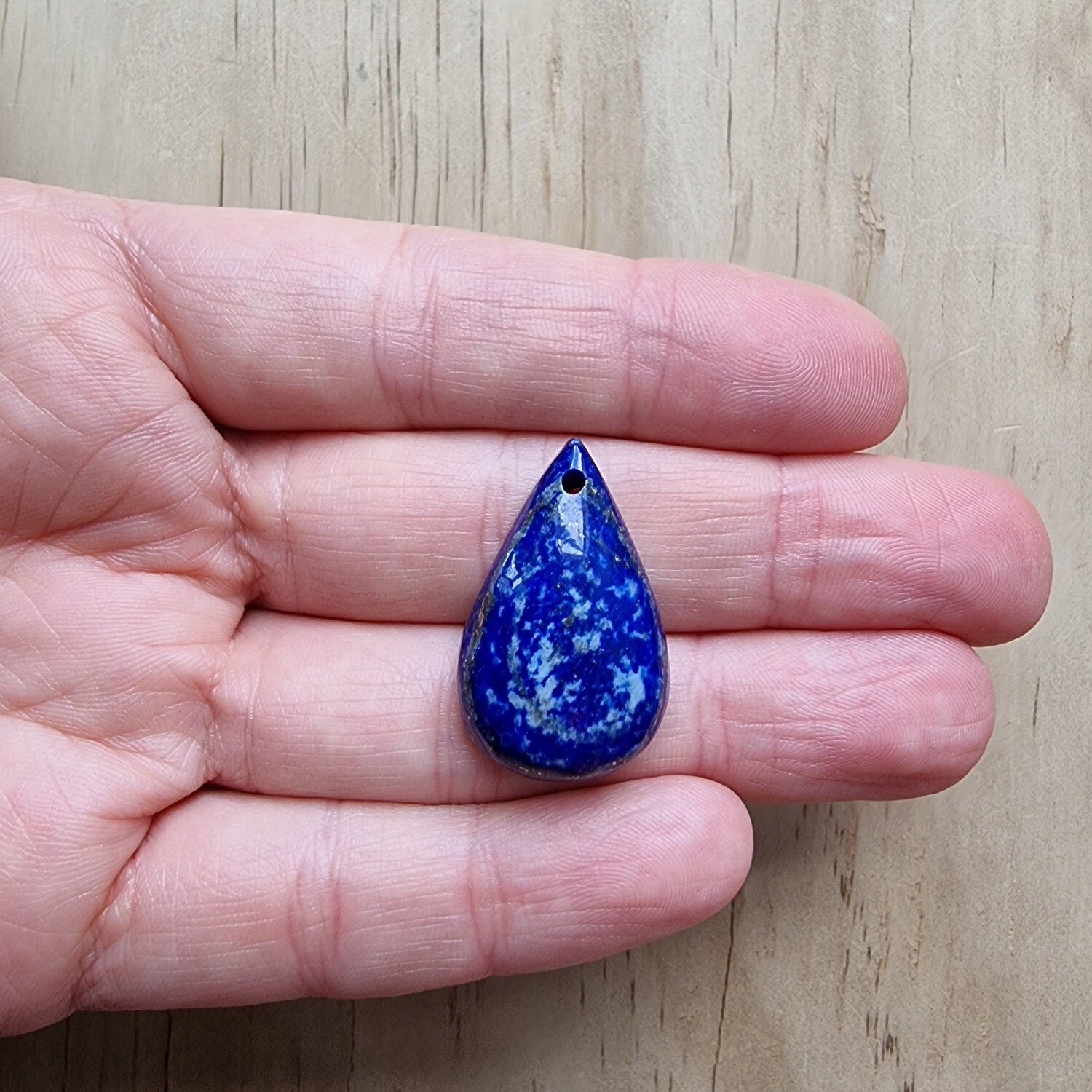 Lapis Lazuli top drilled Pendant for jewelry making or diy craft projects 9.1gr