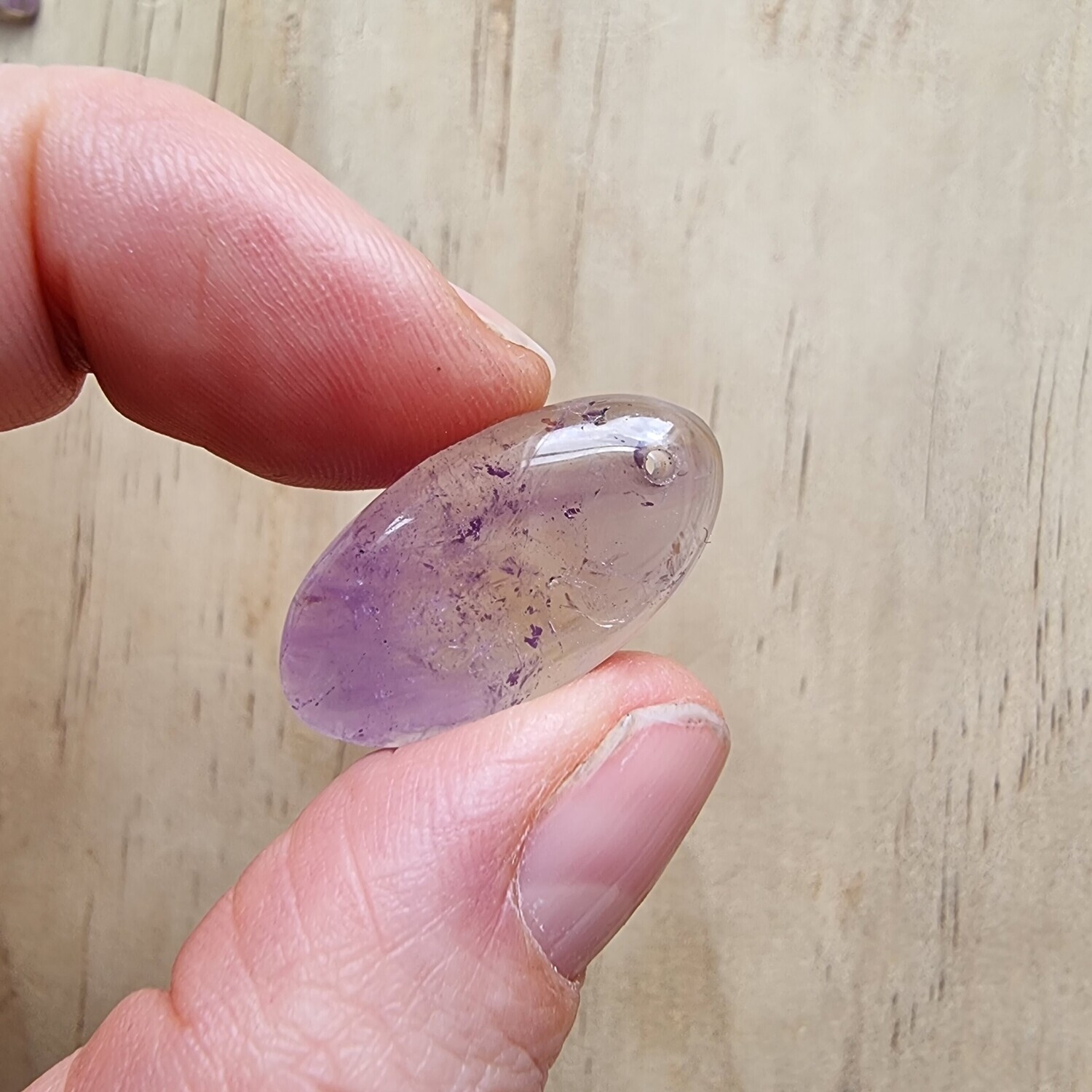 Ametrine top drilled Pendant for jewelry making or diy craft projects 4.8gr
