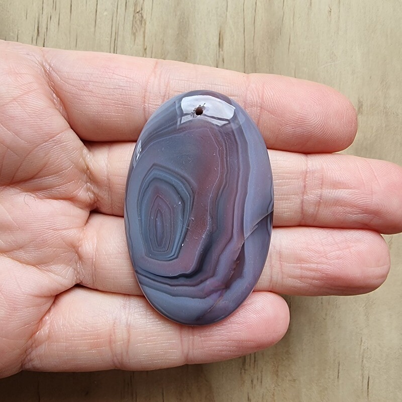 Red Botswana Agate top drilled Pendant for jewelry making or diy craft projects 16.4gr