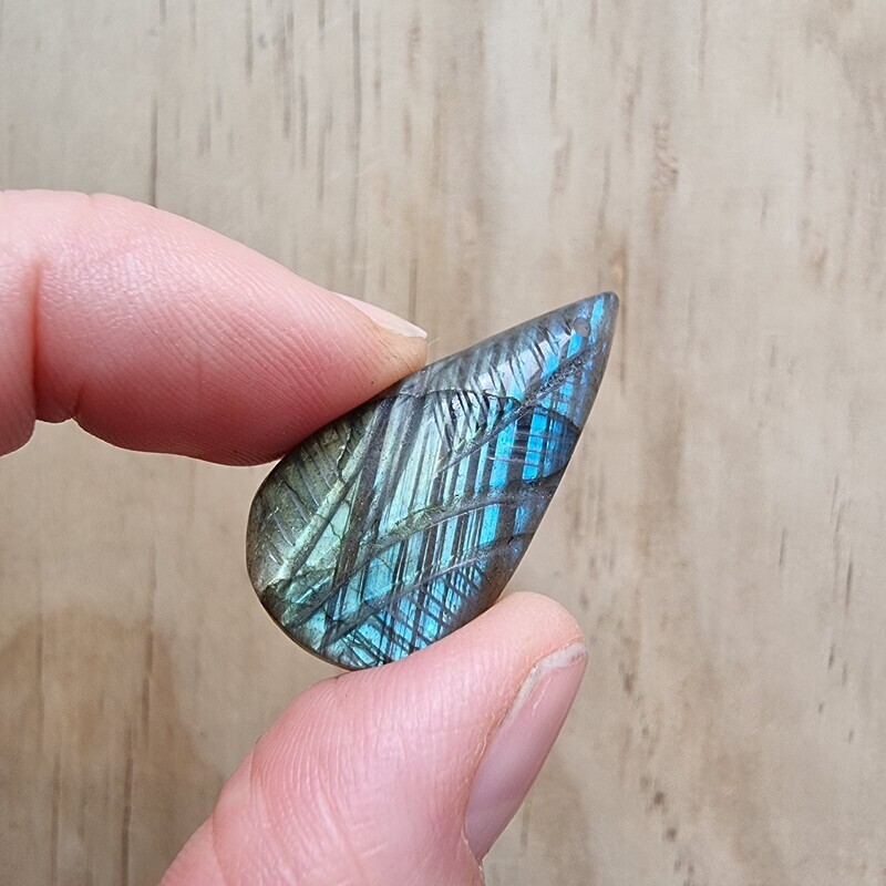 Carved Labradorite top drilled Pendant for jewelry making or diy craft projects 6gr