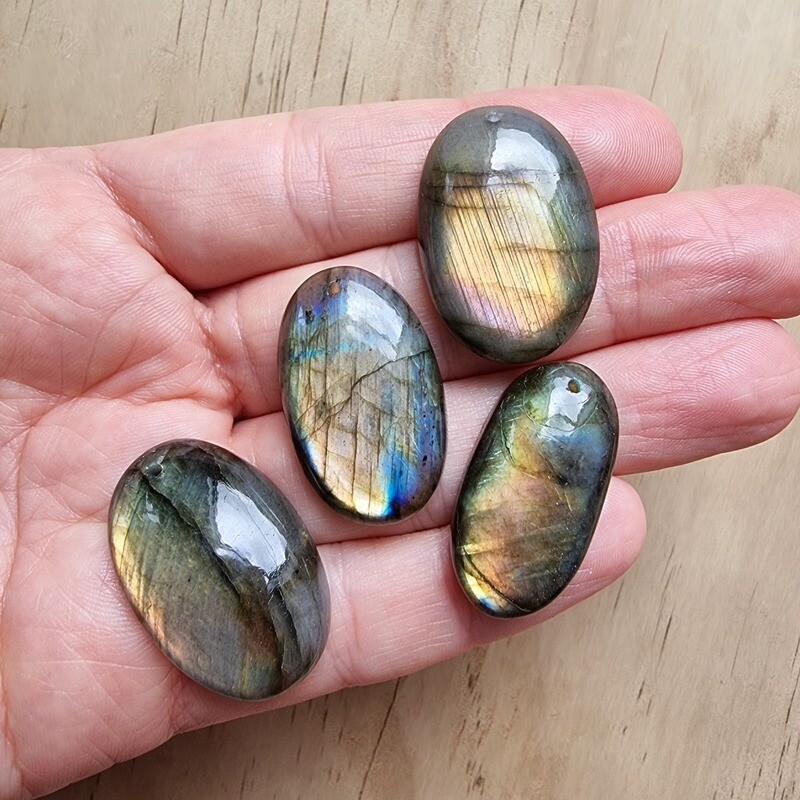 Labradorite top drilled Pendant Lot for jewelry making or diy craft projects 30gr