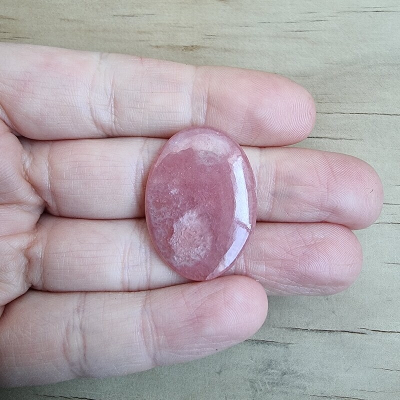 Rhodocrosite Cabochon / Pendant for jewelry making or diy craft projects 7.9gr