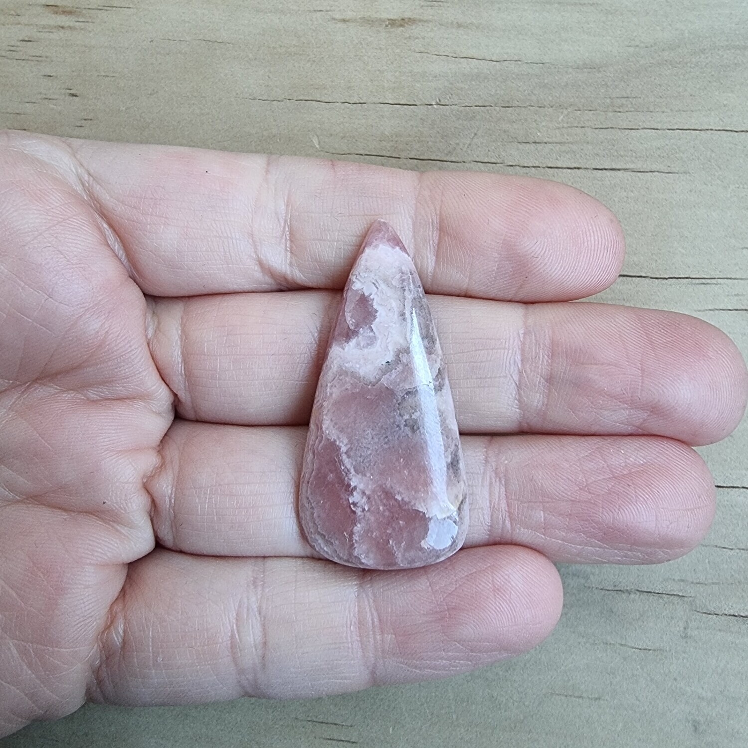 Rhodocrosite Cabochon / Pendant for jewelry making or diy craft projects 10gr
