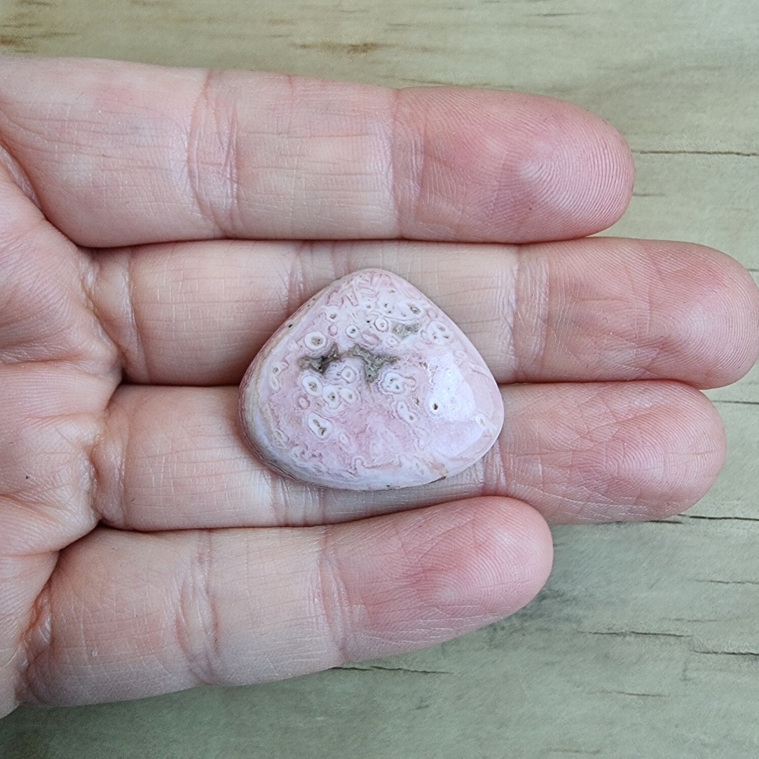 Rhodocrosite Cabochon / Pendant for jewelry making or diy craft projects 10.7gr