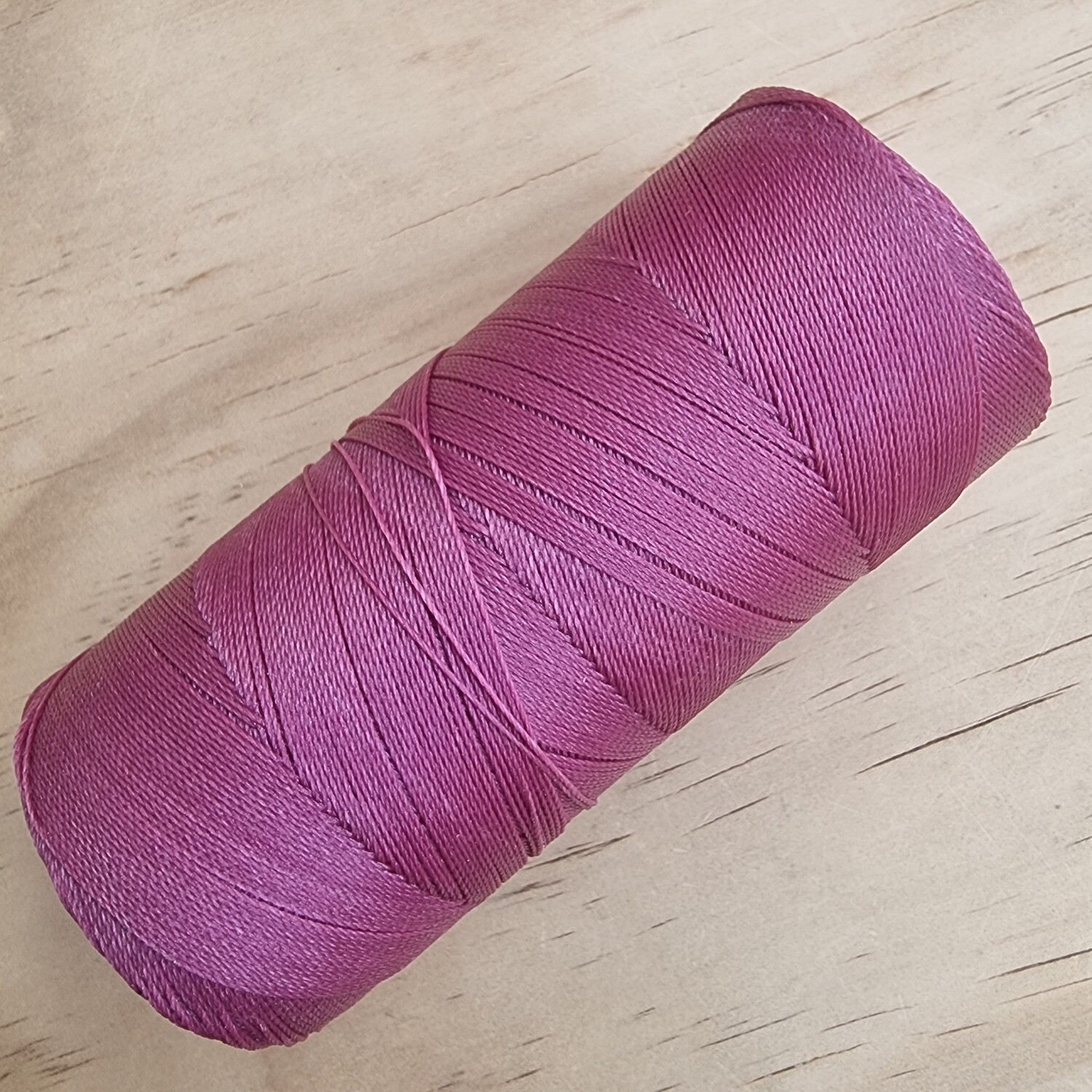 Cor #368 RASPBERRY 0.35mm 444metre spool of Premium Linhasita 100% Waxed Polyester