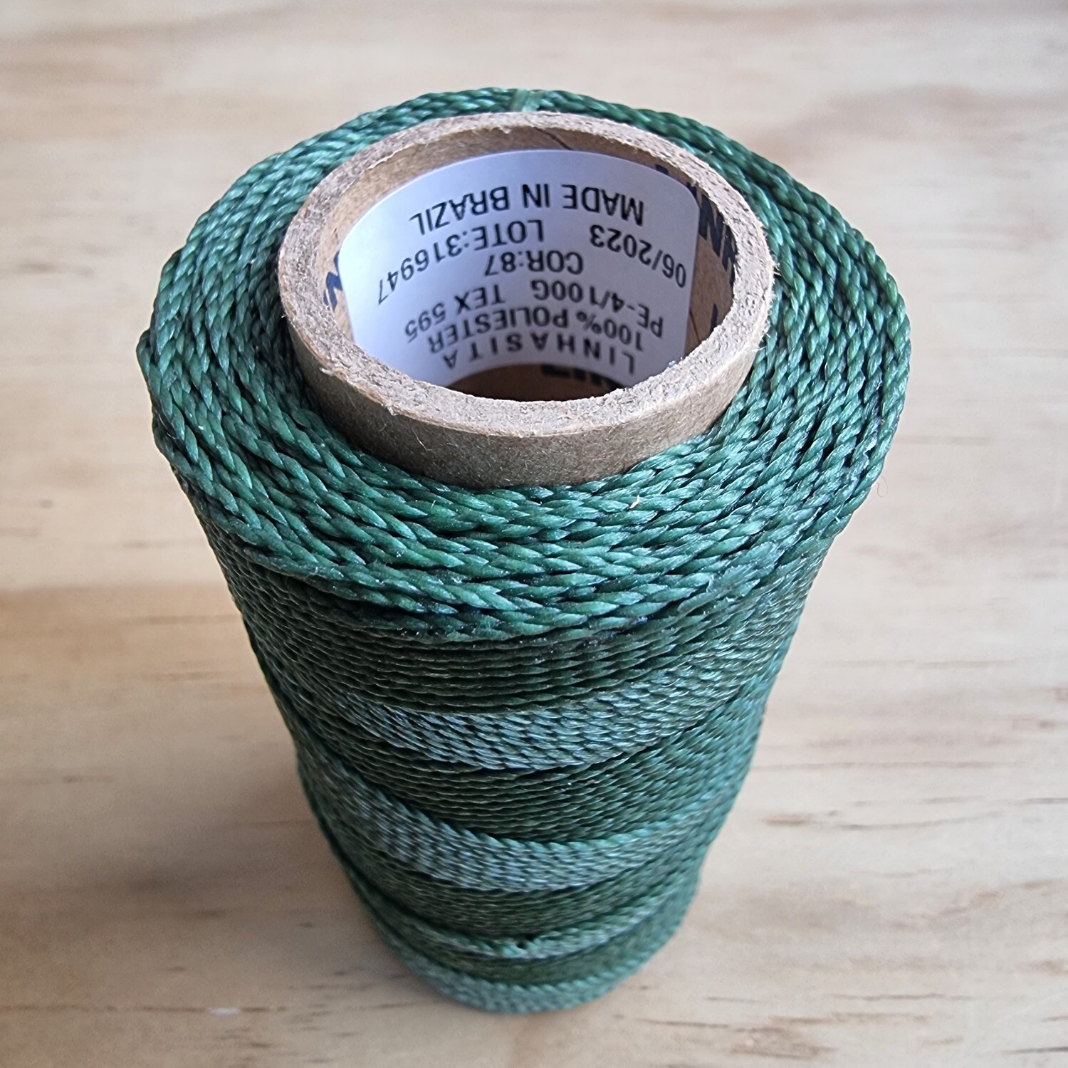 Cor #87 1mm Waxed Linhasita Thread 170m Spool