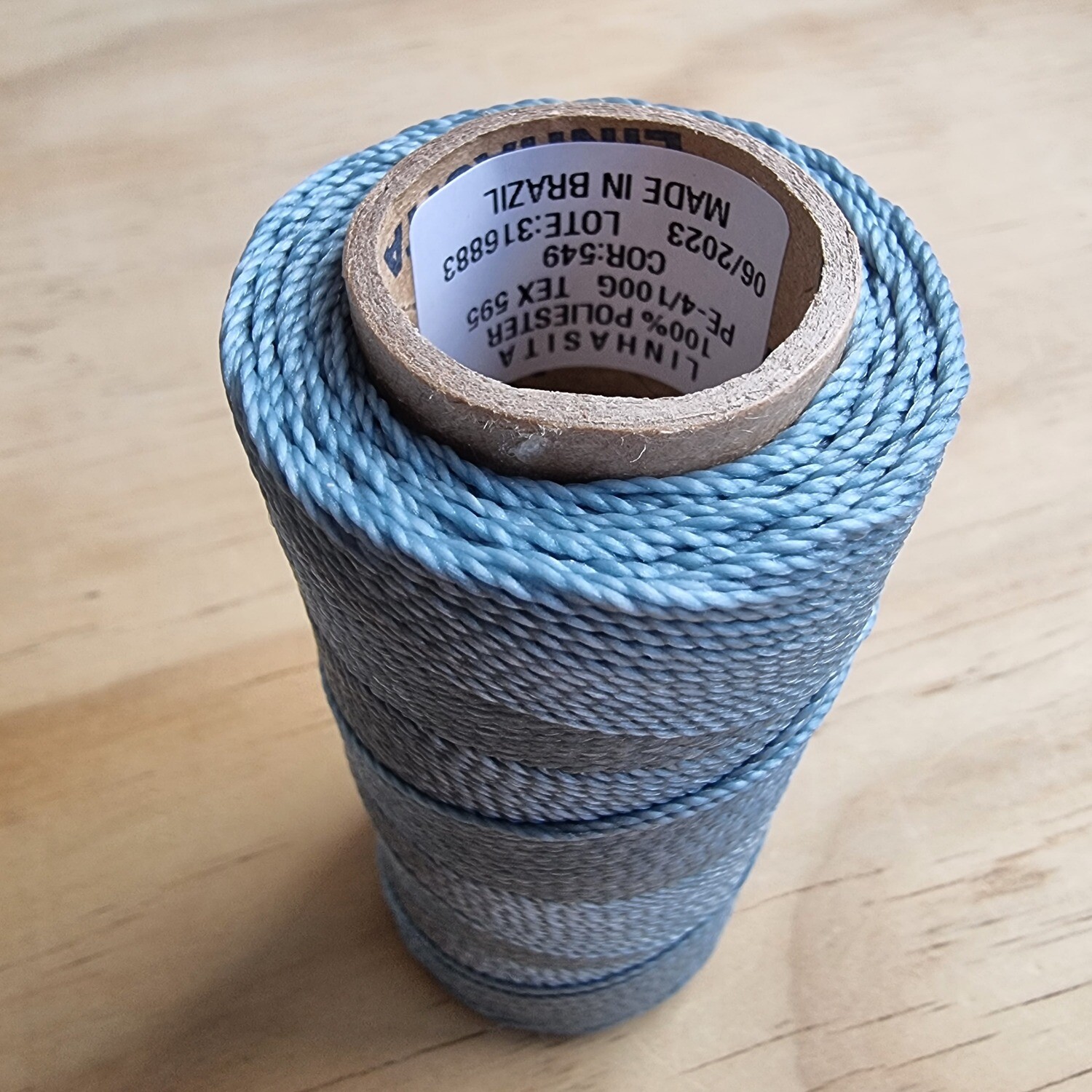 Cor #549 1mm Waxed Linhasita Thread 170m Spool