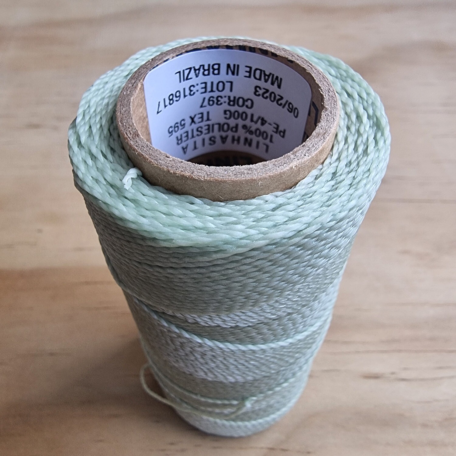 Cor #397 1mm Waxed Linhasita Thread 170m Spool