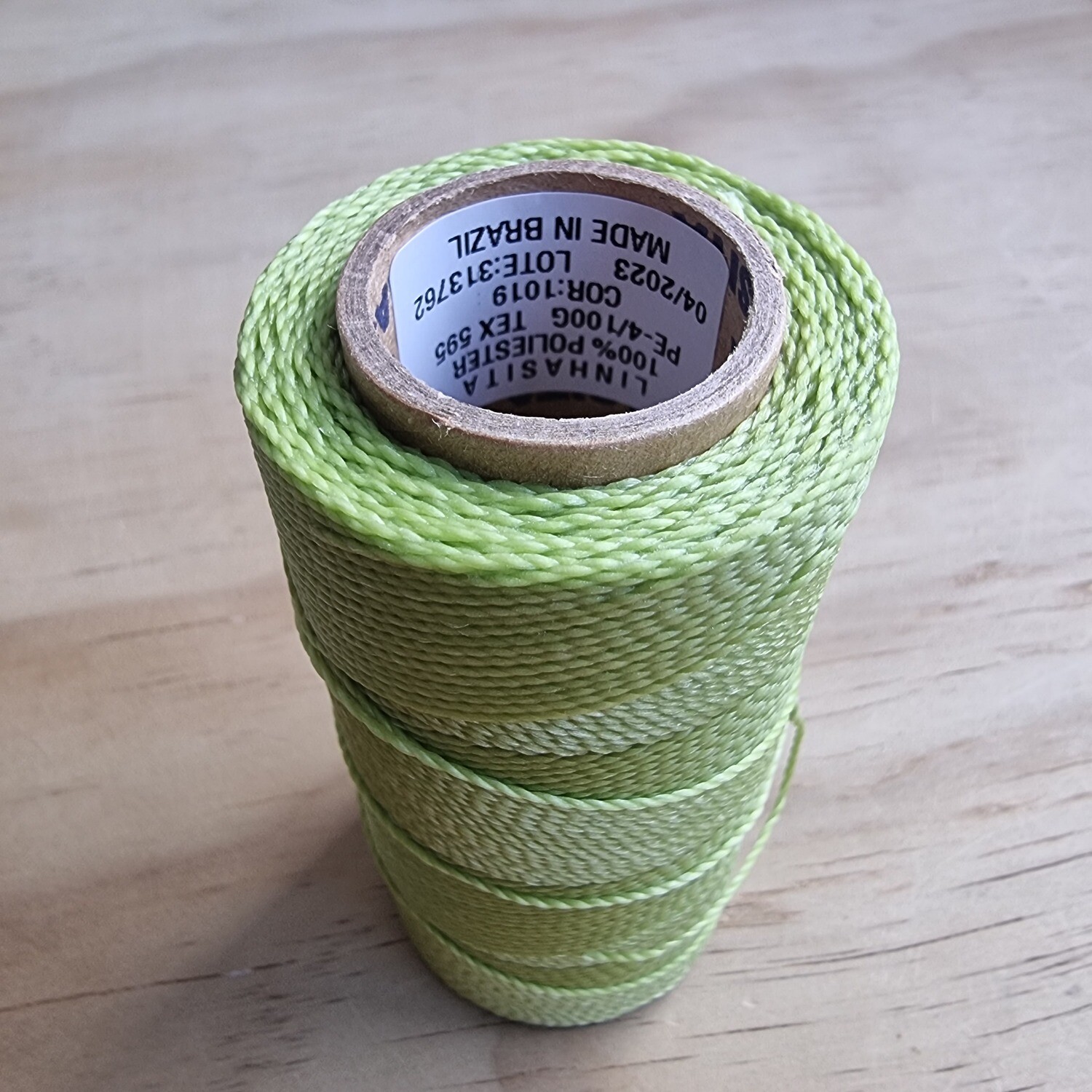 Cor #1019 1mm Waxed Linhasita Thread 170m Spool