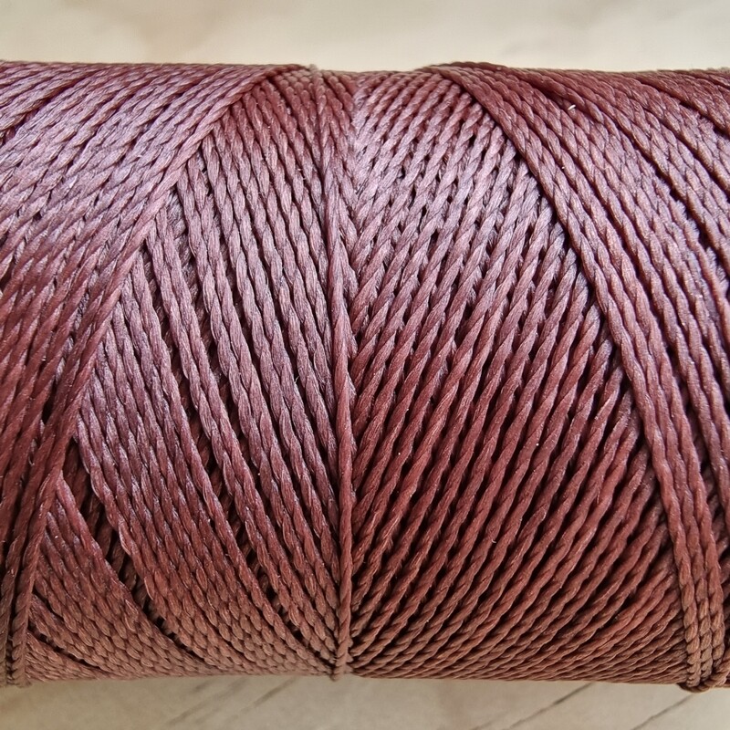 Cor #488 0.5mm 330metre spool of Premium Linhasita 100% Waxed Polyester