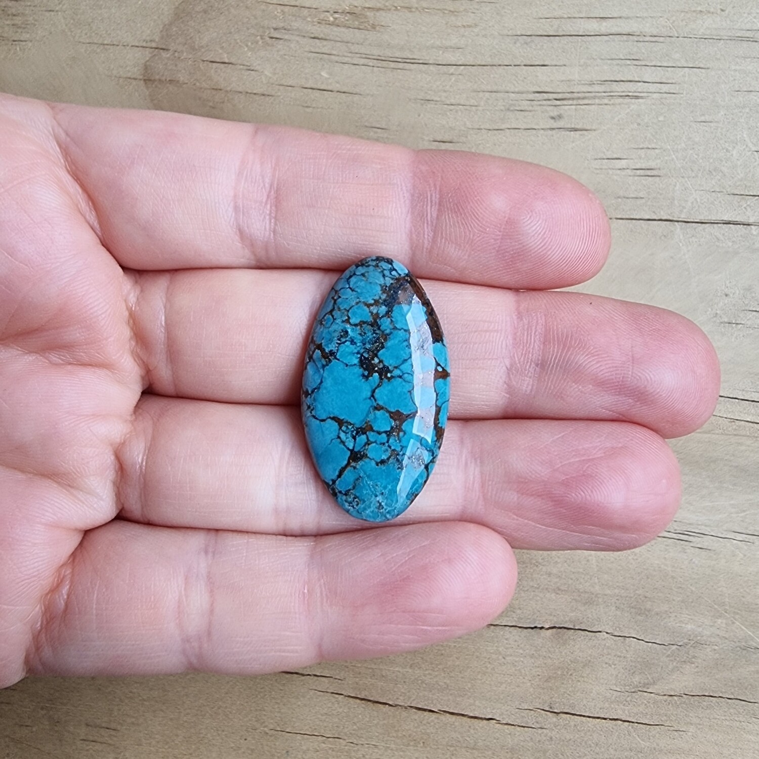 Dyed Magnesite Cabochon / Pendant for jewelry making or diy craft projects 5.1gr