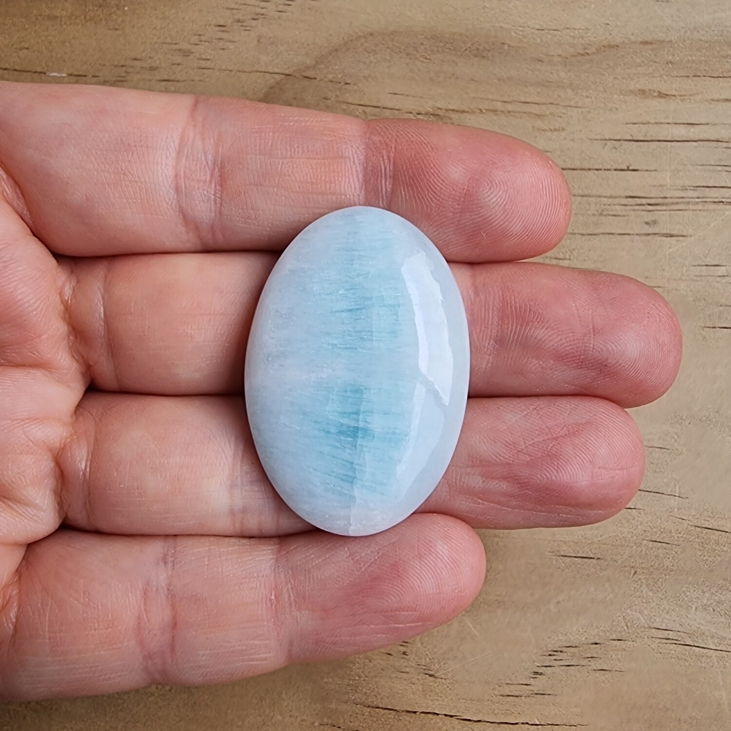Caribbean Calcite Cabochon / Pendant for jewelry making or diy craft projects 10.1gr
