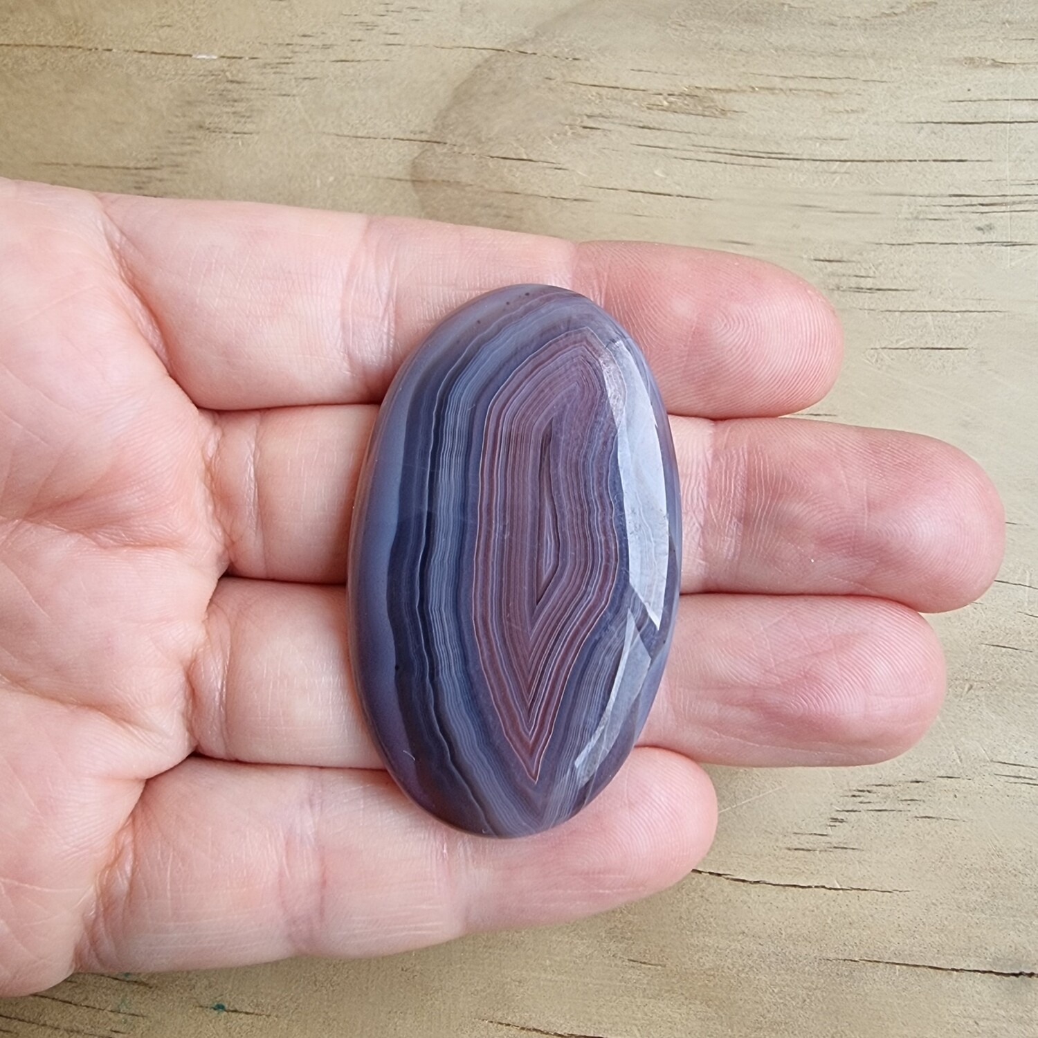 Red Botswana Agate Cabochon / Pendant for jewelry making or diy craft projects 16.8gr