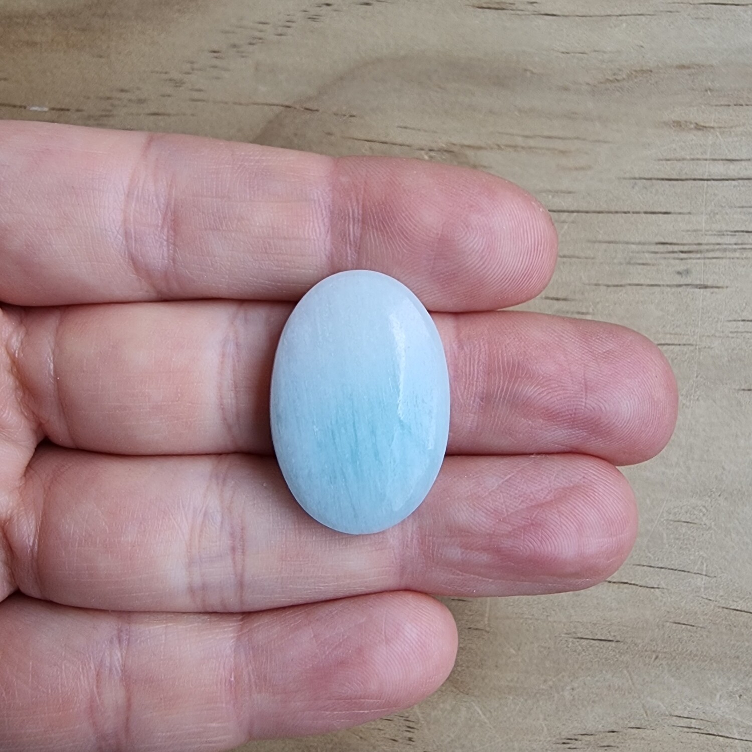 Blue Aragonite Cabochon / Pendant for jewelry making or diy craft projects 6.7gr