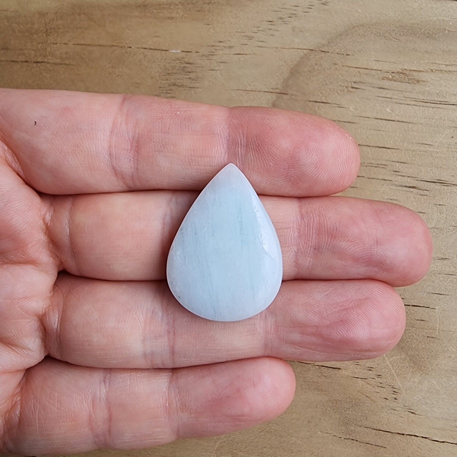 Blue Aragonite Cabochon / Pendant for jewelry making or diy craft projects 6.1gr