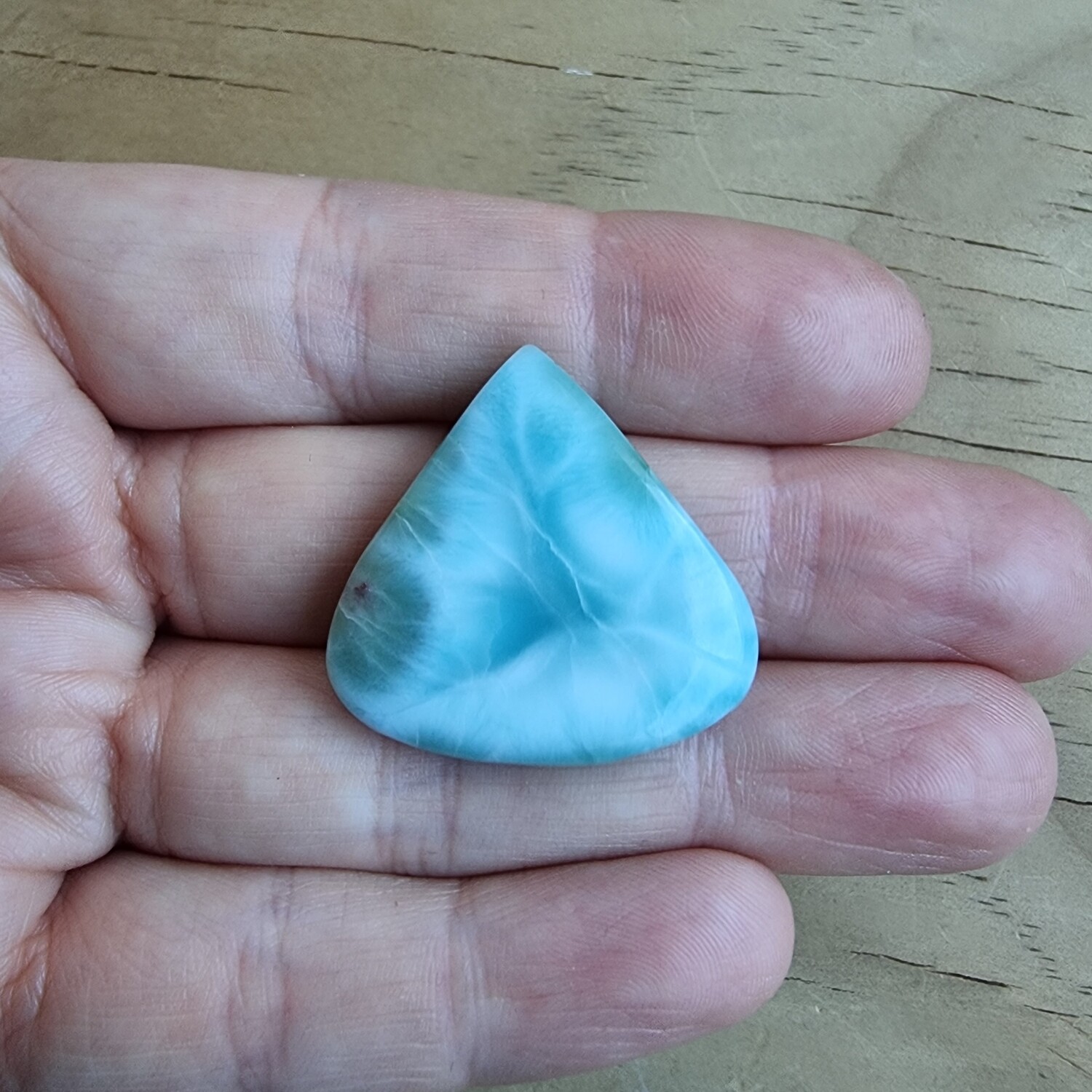 Larimar Cabochon / Pendant for jewelry making or diy craft projects 10.9gr