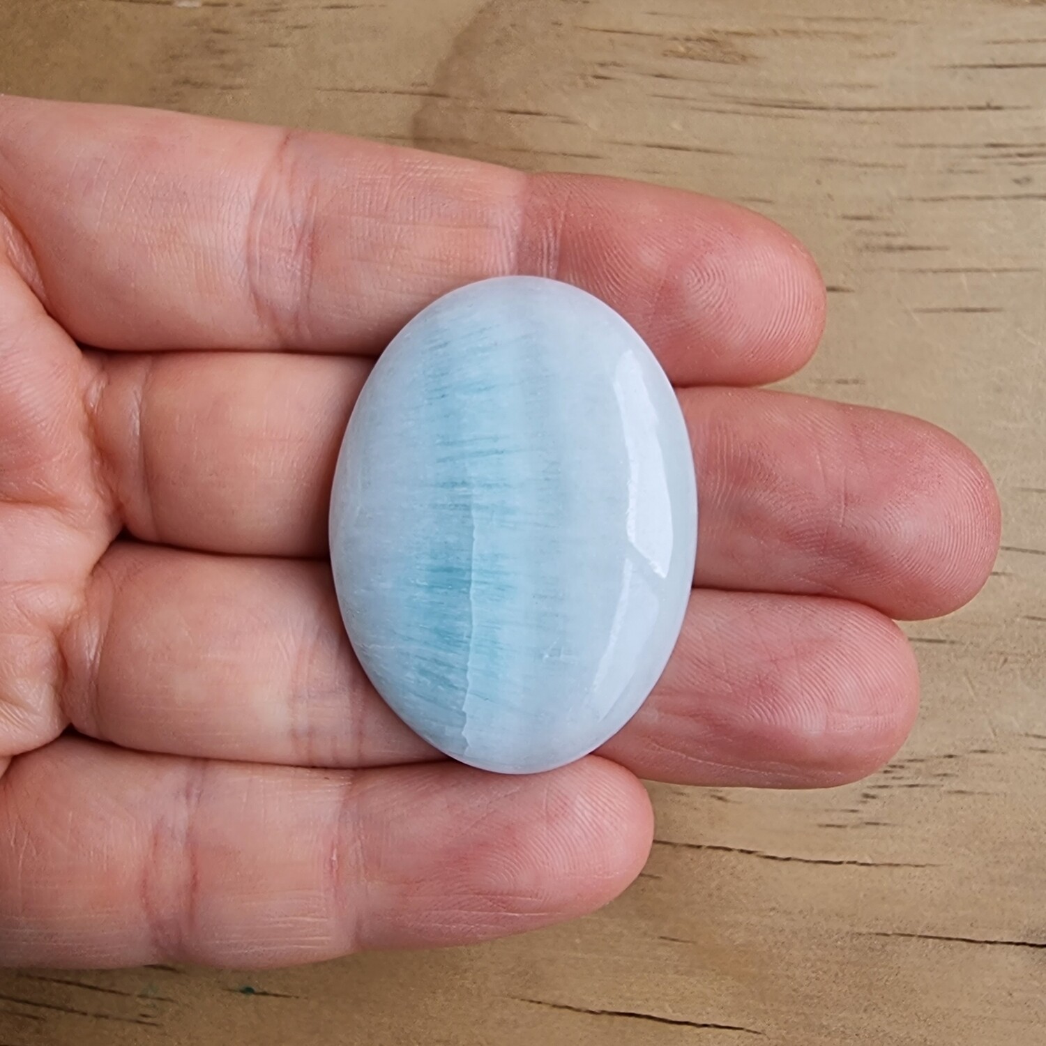 Caribbean Calcite Cabochon / Pendant for jewelry making or diy craft projects 12.1gr