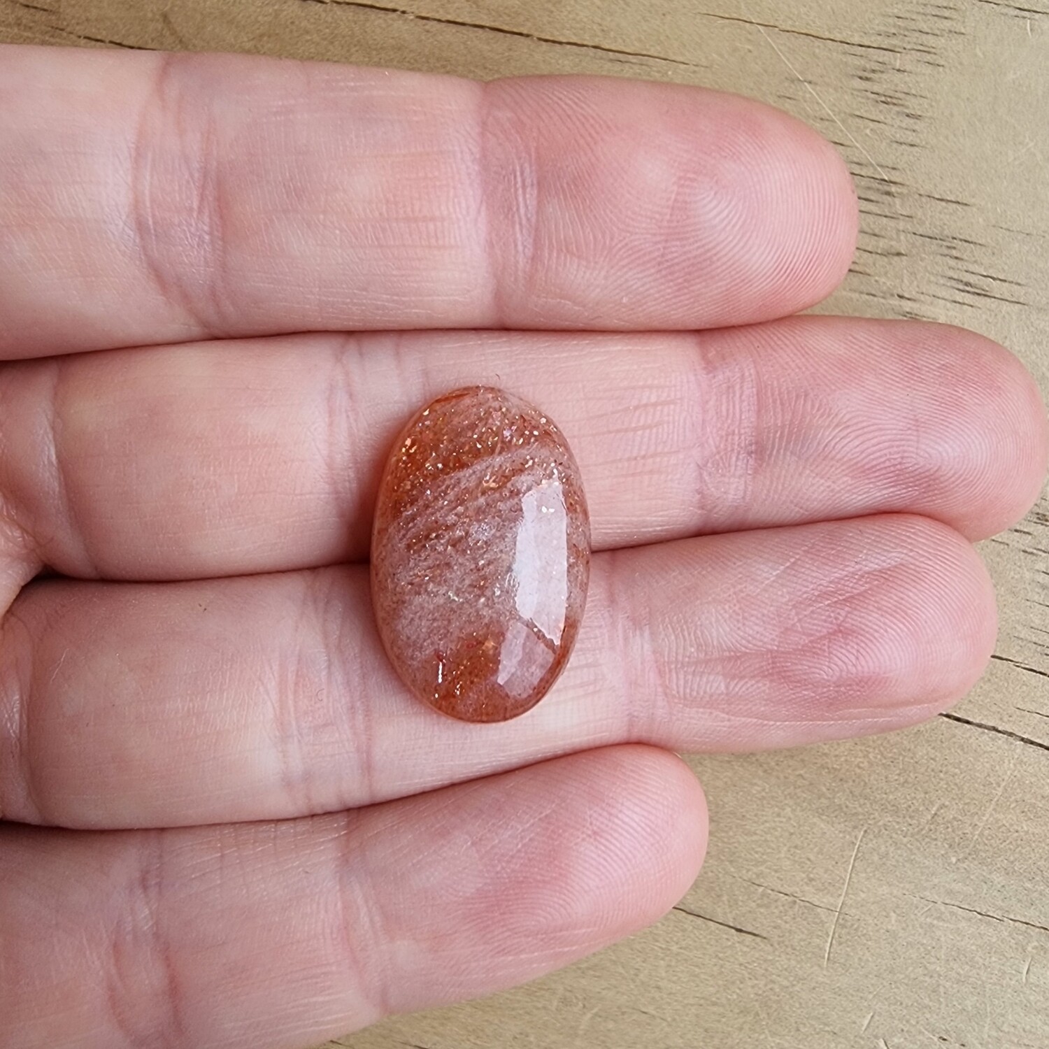 Sunstone Cabochon / Pendant for jewelry making or diy craft projects 2.9gr