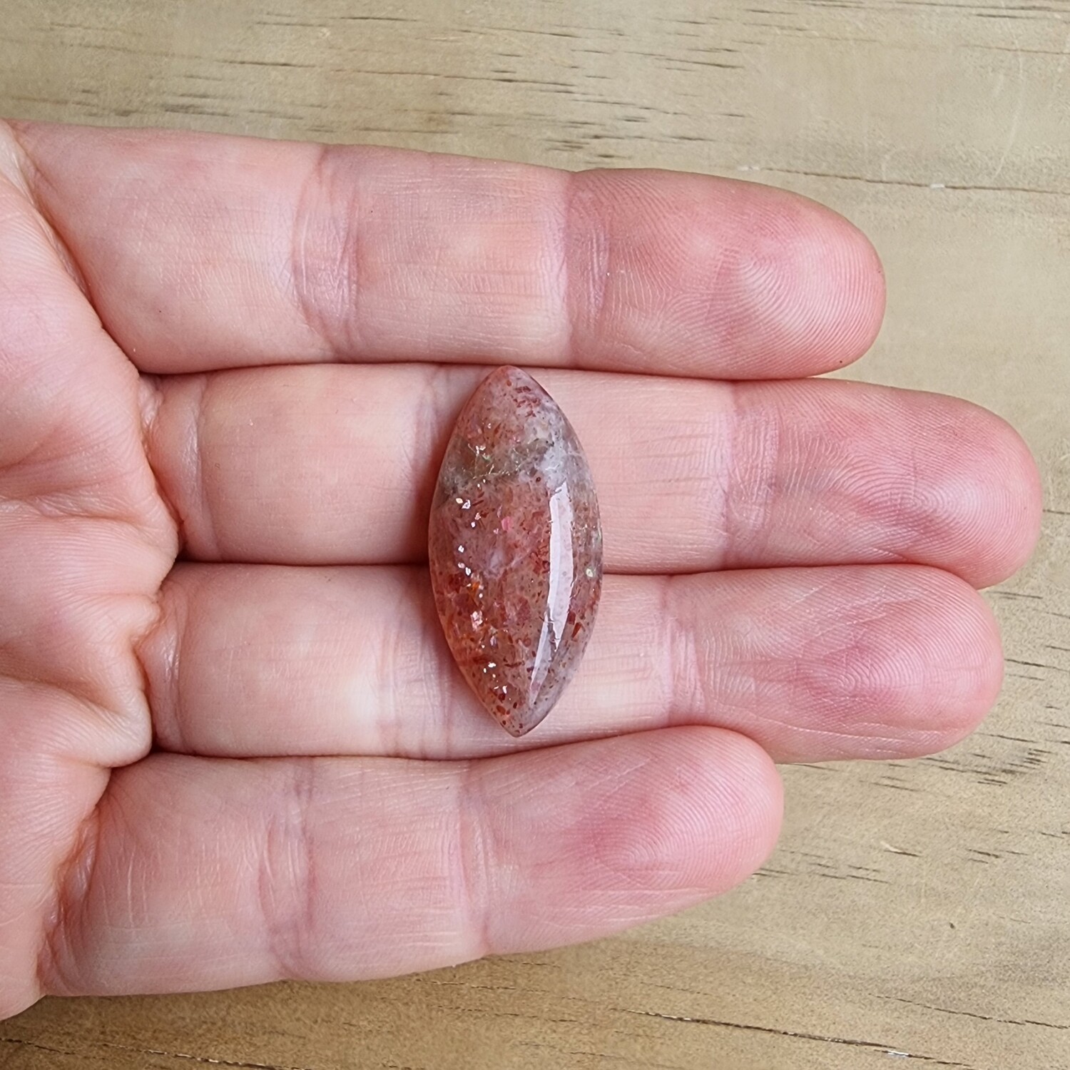 Sunstone Cabochon / Pendant for jewelry making or diy craft projects 3.7gr