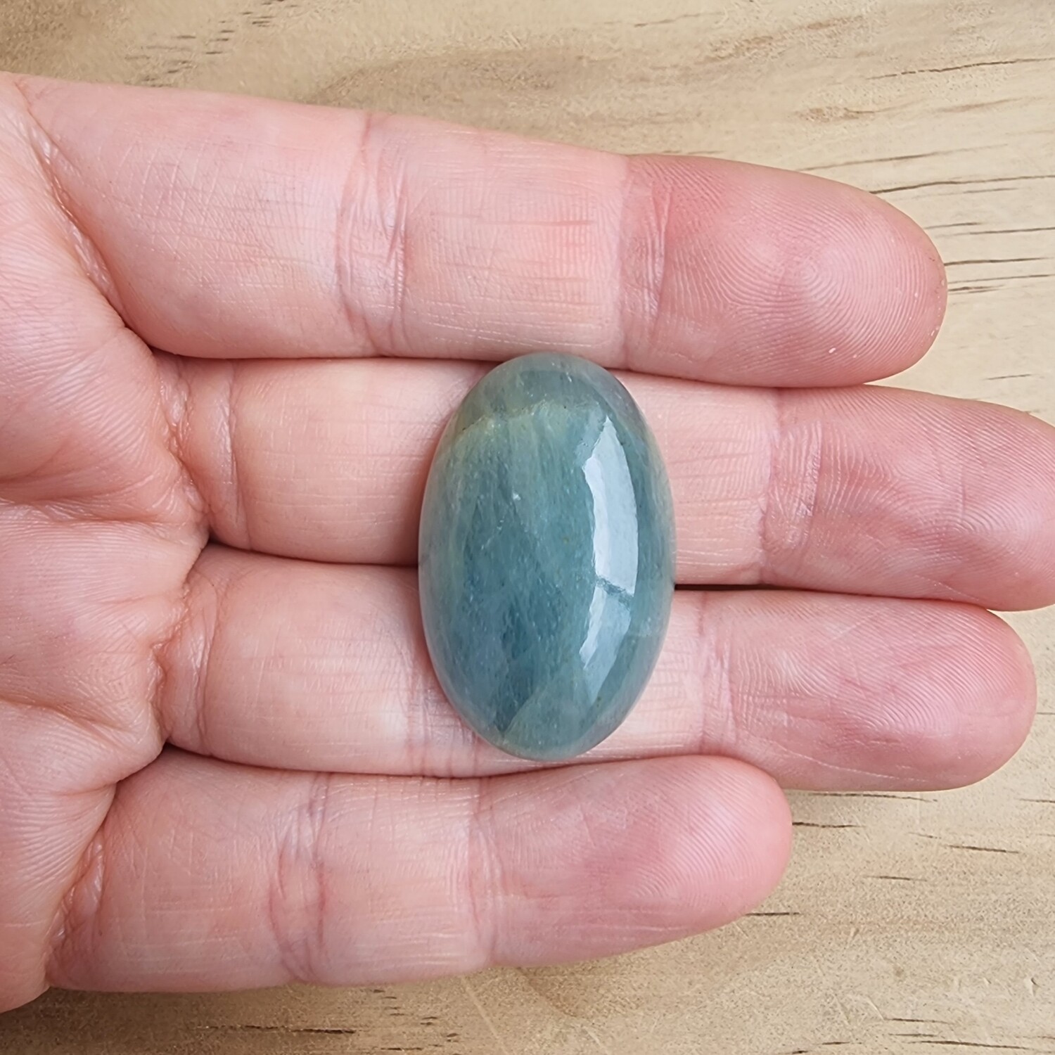 Aquamarine Cabochon / Pendant for jewelry making or diy craft projects 10.7gr