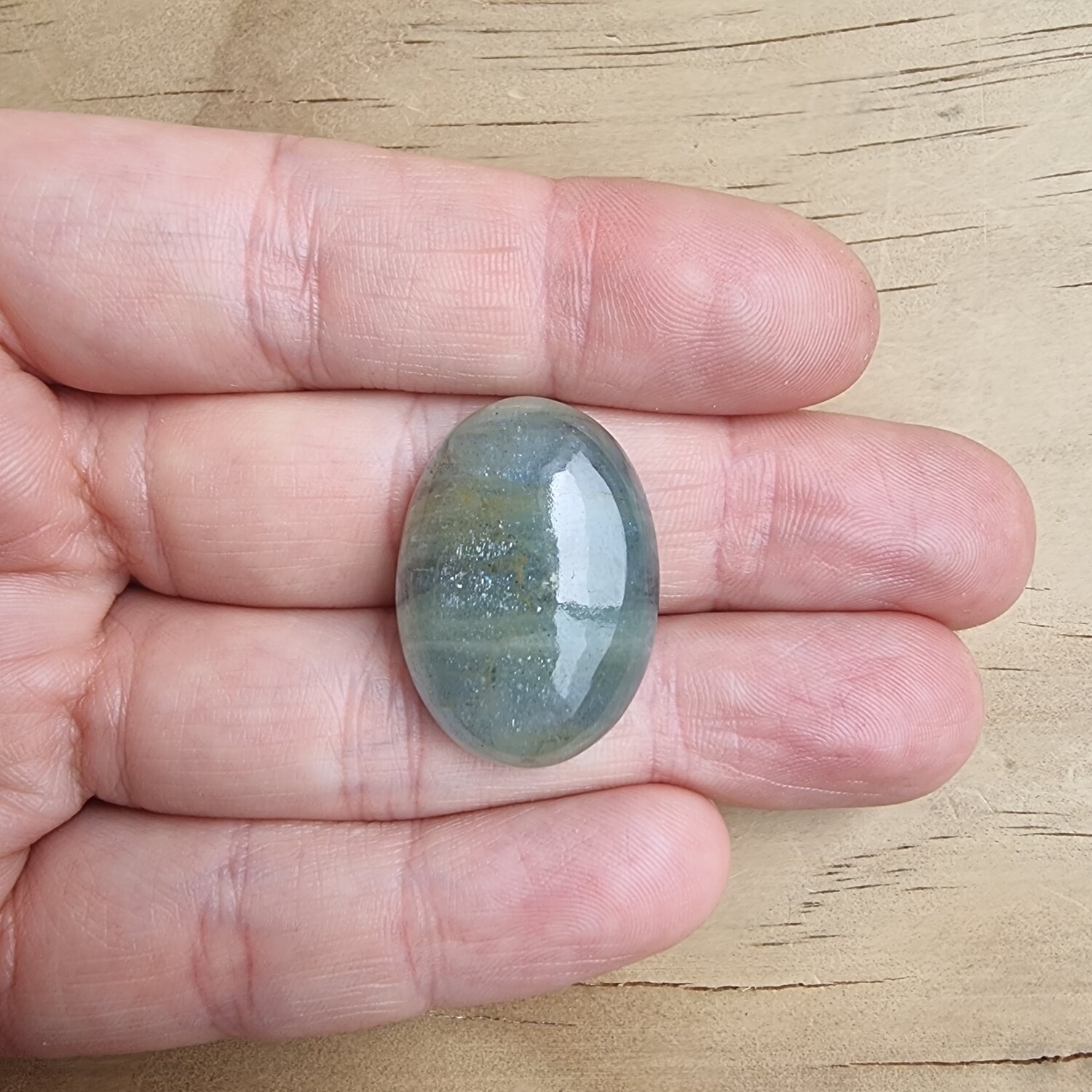 Aquamarine Cabochon / Pendant for jewelry making or diy craft projects 8gr