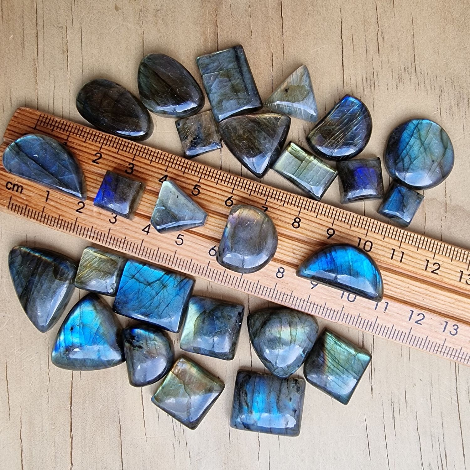 Labradorite Cabochon Lot / Pendant Lot for jewelry making or diy craft projects 84.8gr