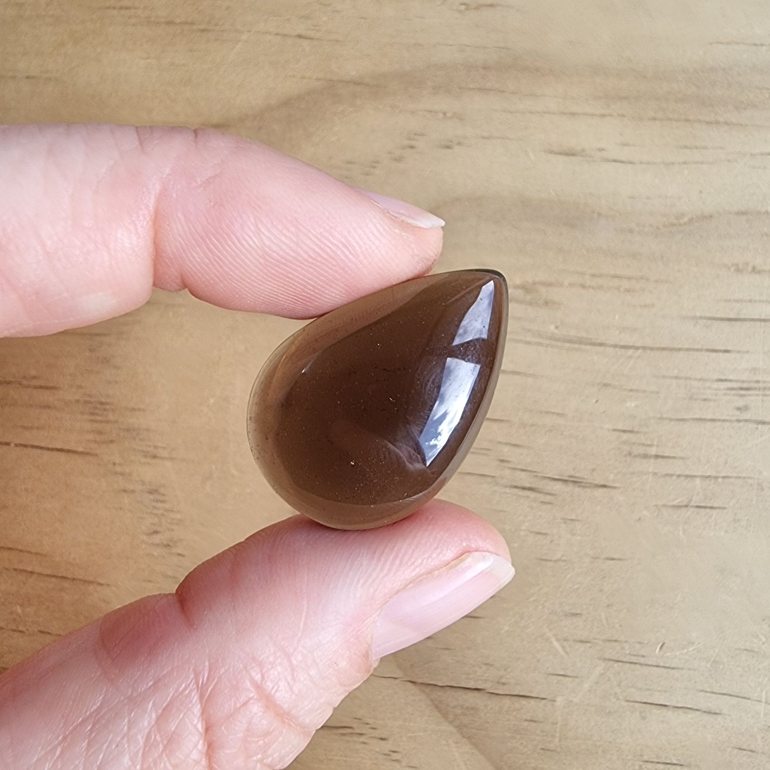 Smokey Quartz Cabochon / Pendant for jewelry making or diy craft projects 7.9gr