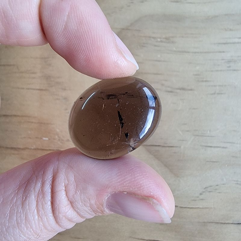 Smokey Quartz Cabochon / Pendant for jewelry making or diy craft projects 5.6gr