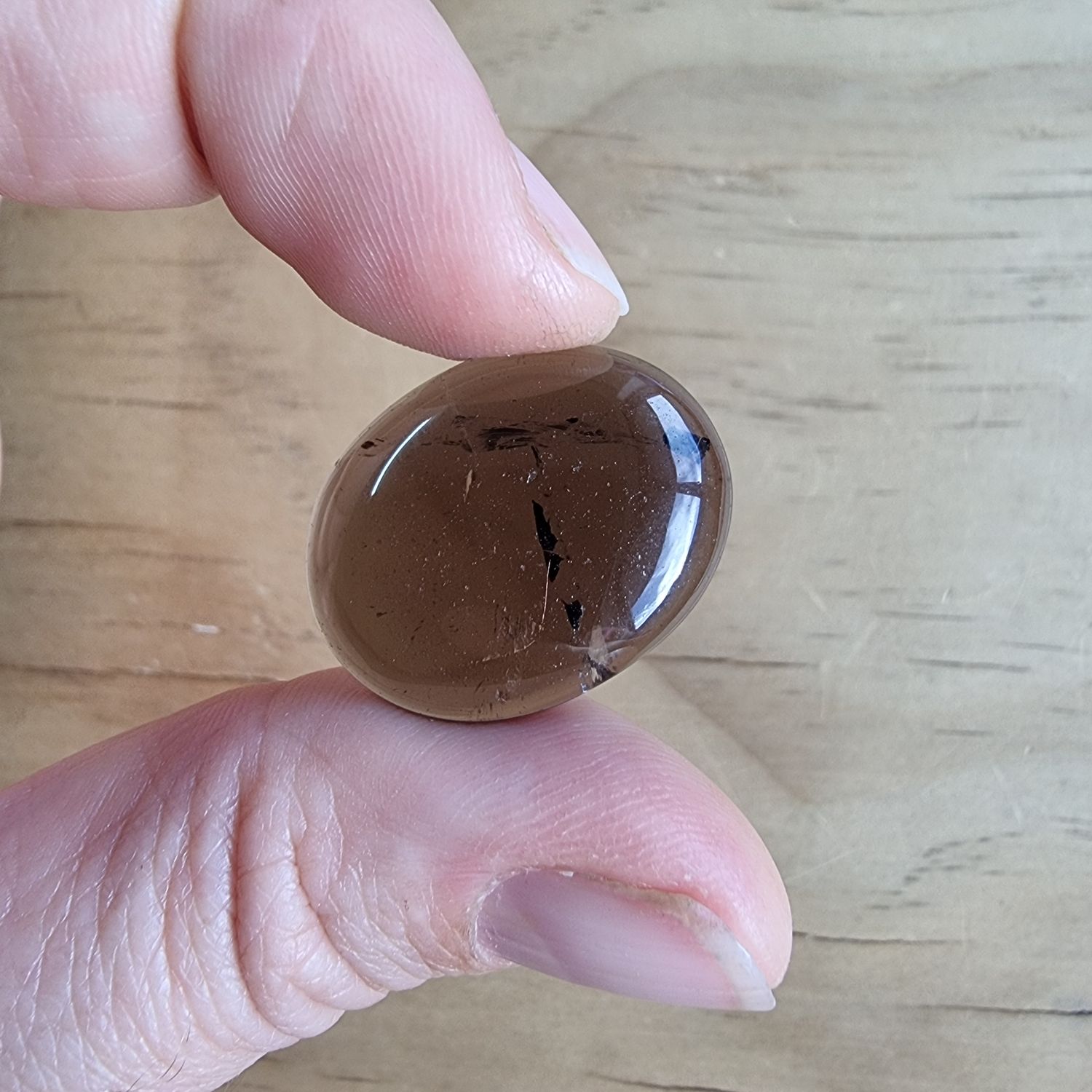 Smokey Quartz Cabochon / Pendant for jewelry making or diy craft projects 5.6gr