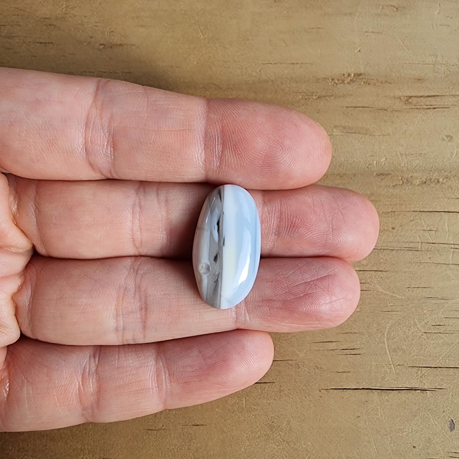 Andean Blue Opal Cabochon / Pendant for jewelry making or diy craft projects 2.5gr